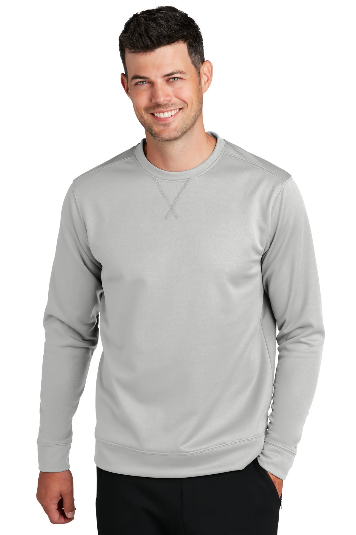 Custom Embroidered - Port & Company®Performance Fleece Crewneck Sweatshirt. PC590
