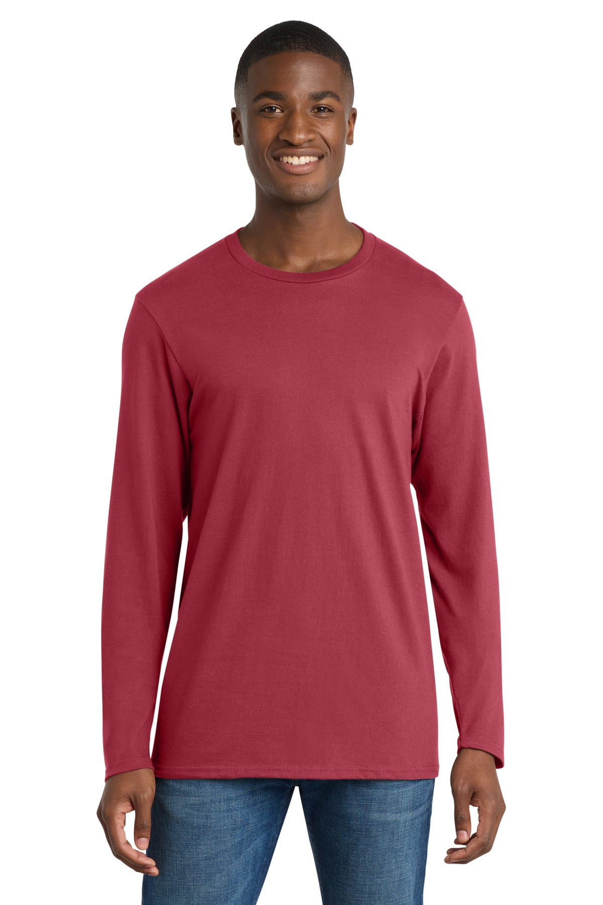 Custom Embroidery or DTF Print - Port & Co ® Long Sleeve Bouncer Tee PC600LS