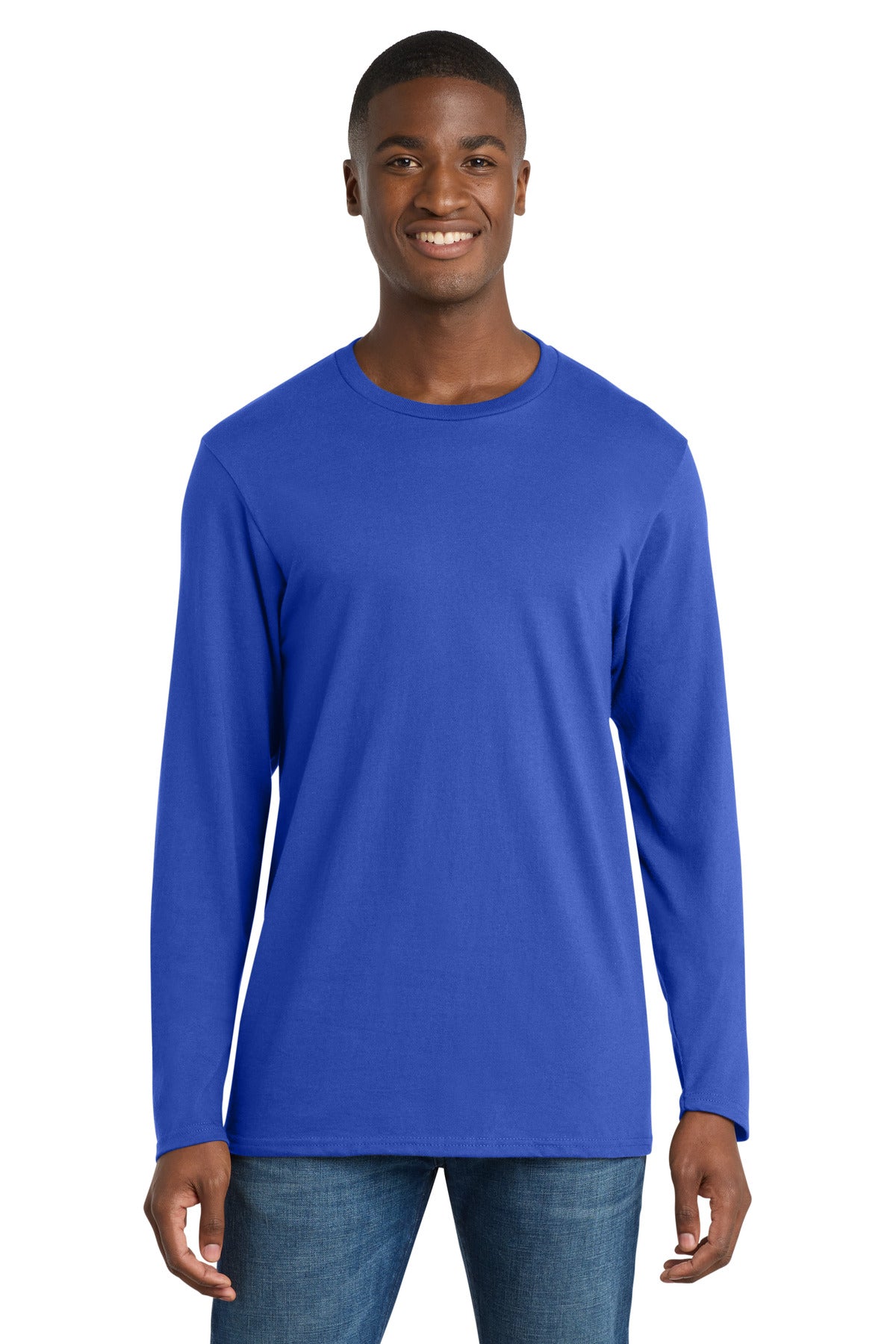 Custom Embroidery or DTF Print - Port & Co ® Long Sleeve Bouncer Tee PC600LS