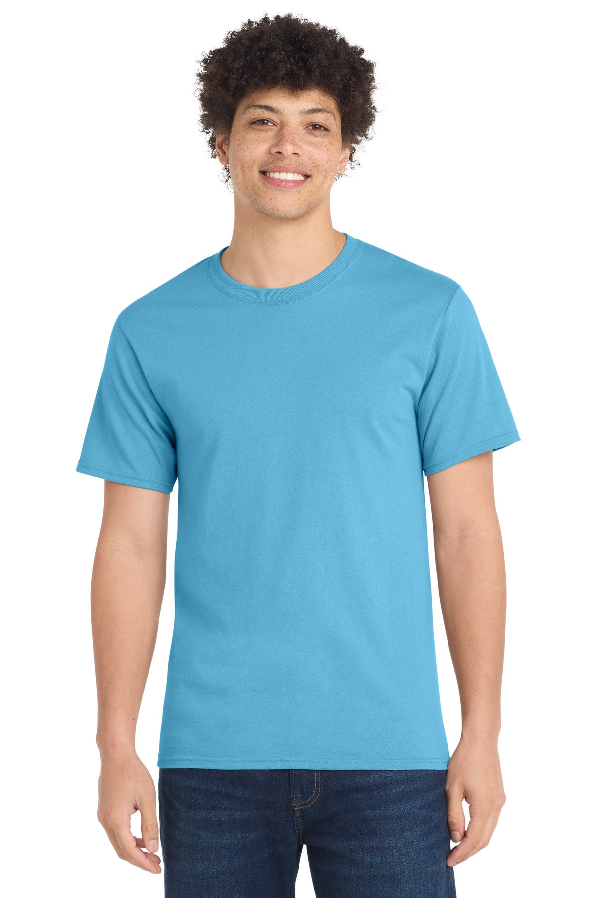 Custom Embroidery or DTF Print - Port & Co ® Tall Essential Tee. PC61T