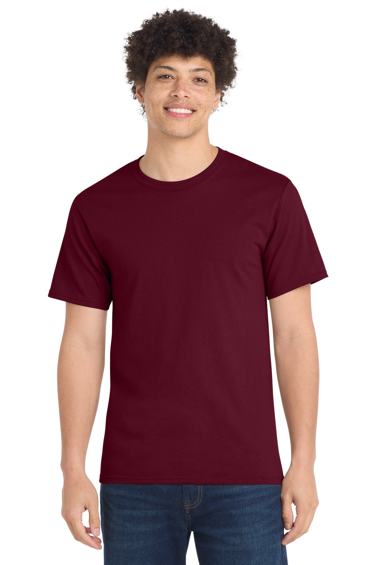 Custom Embroidery or DTF Print - Port & Co ® Tall Essential Tee. PC61T