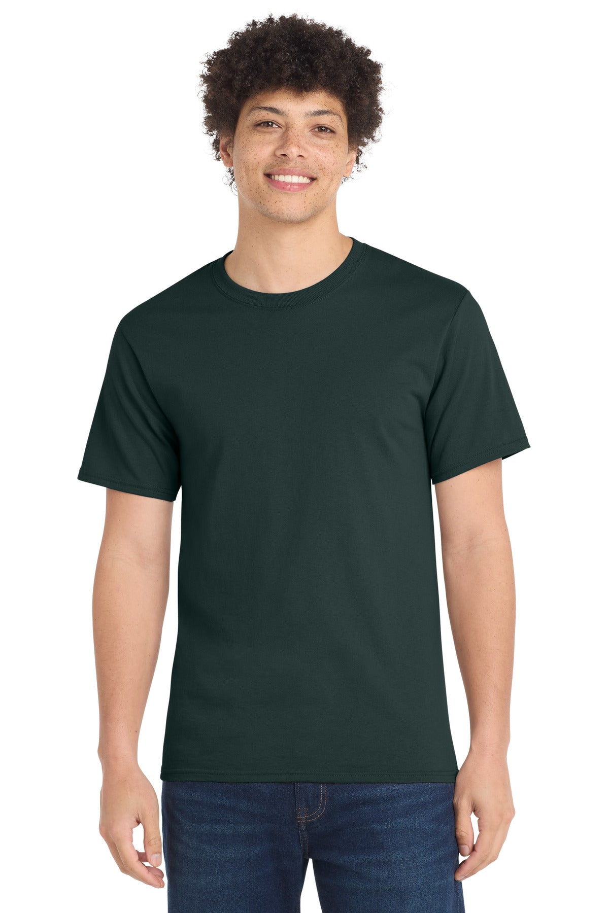 Custom Embroidery or DTF Print - Port & Co ® Tall Essential Tee. PC61T