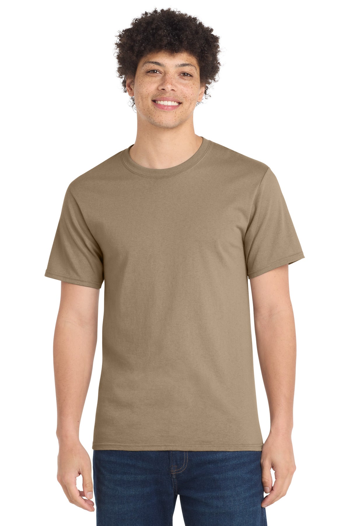 Custom Embroidery or DTF Print - Port & Co ® Tall Essential Tee. PC61T