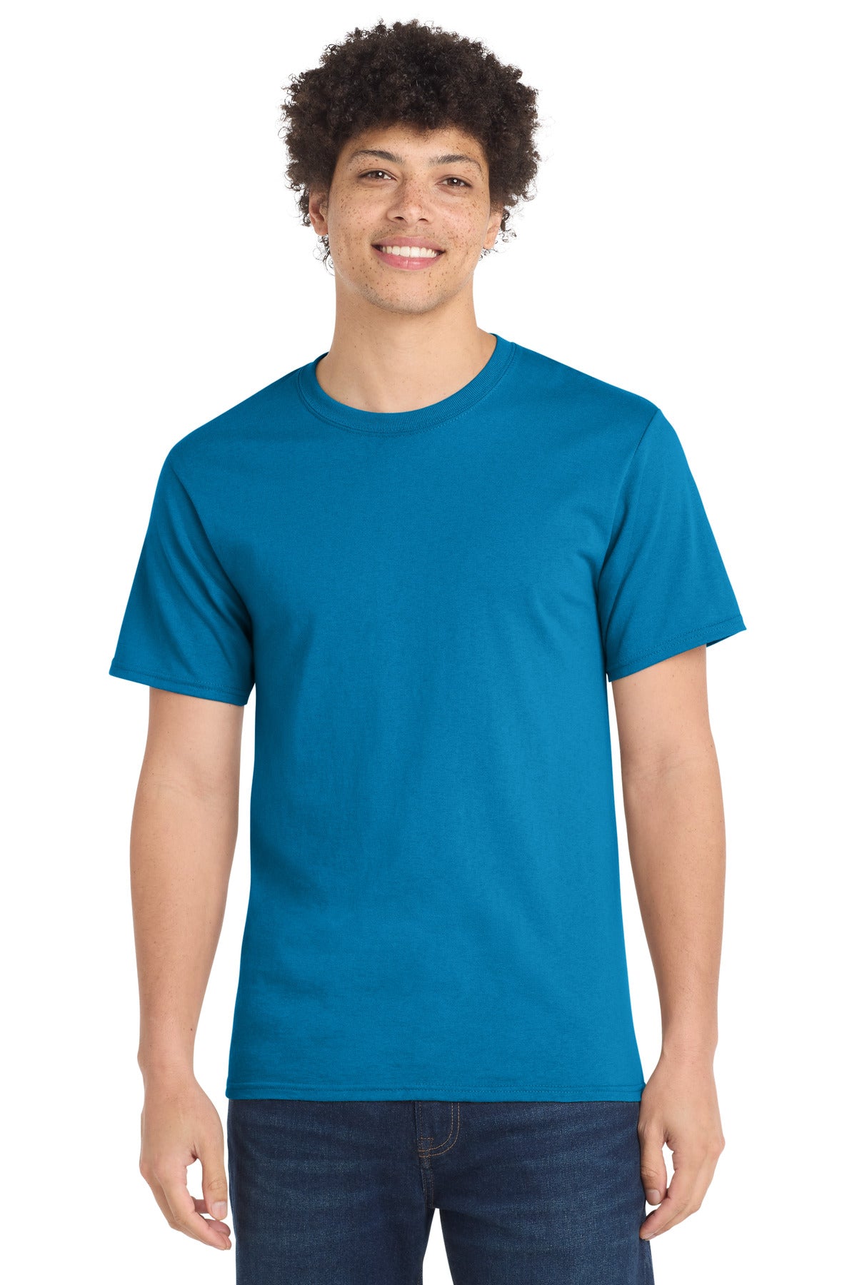 Custom Embroidery or DTF Print - Port & Co ® Tall Essential Tee. PC61T