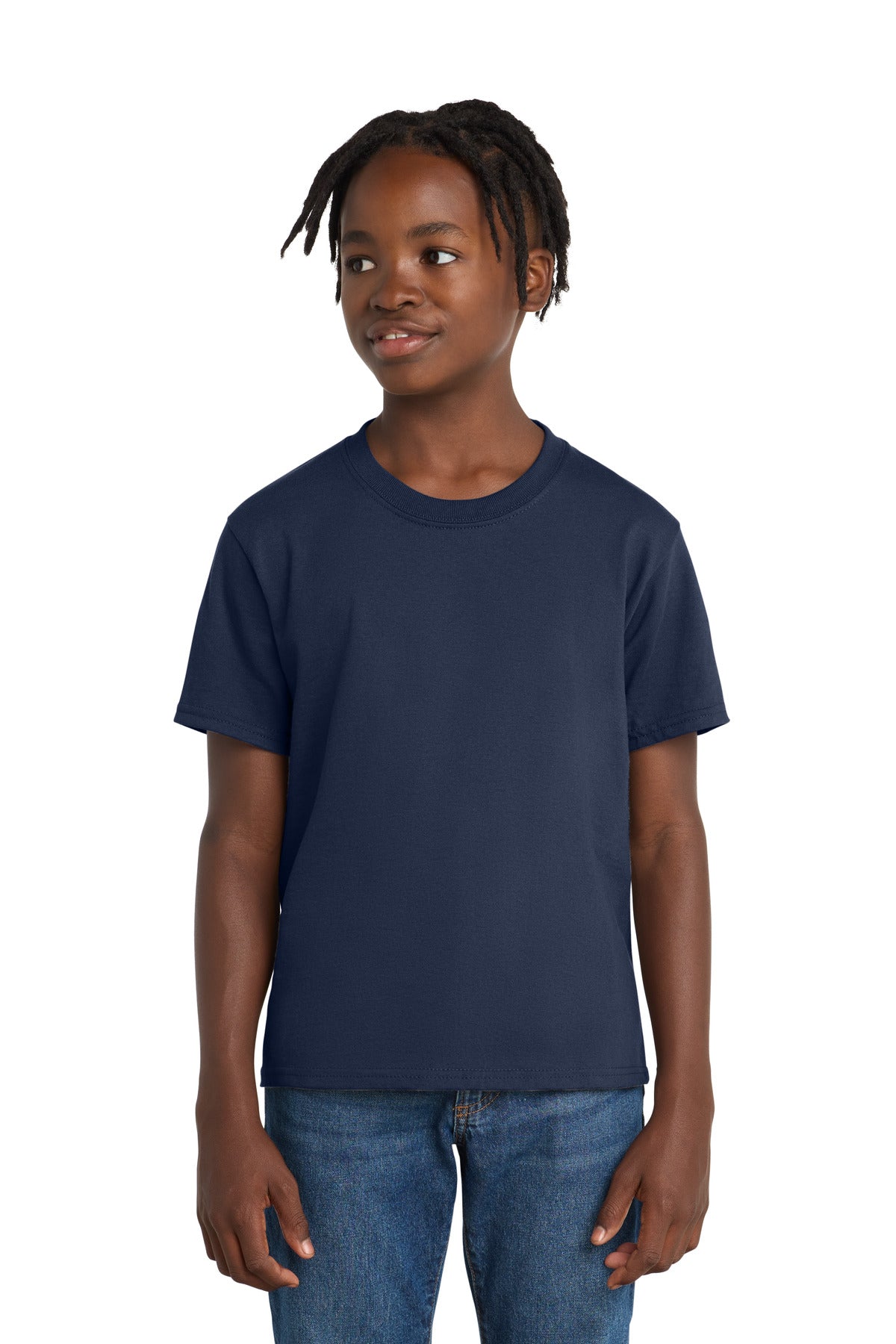 Custom Embroidery or DTF Print - Port & Co ® Youth Essential Tee. PC61Y