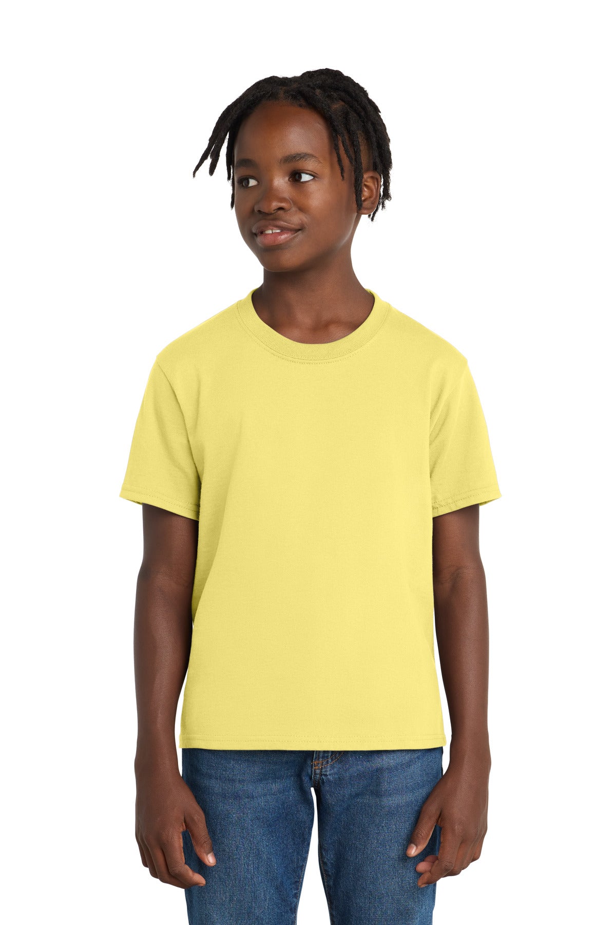 Custom Embroidery or DTF Print - Port & Co ® Youth Essential Tee. PC61Y