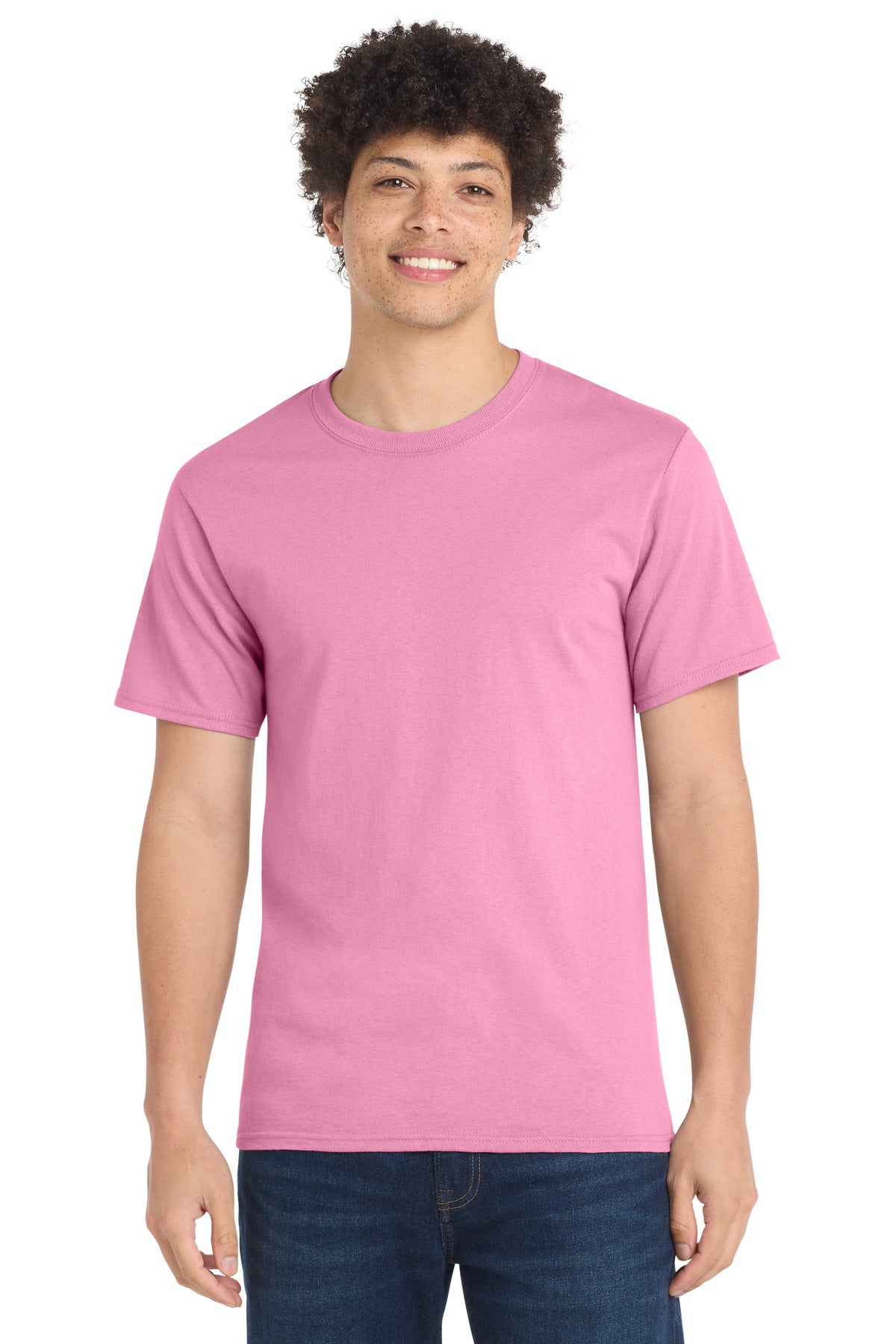 Custom Embroidery or DTF Print - Port & Co ® Essential Tee. PC61