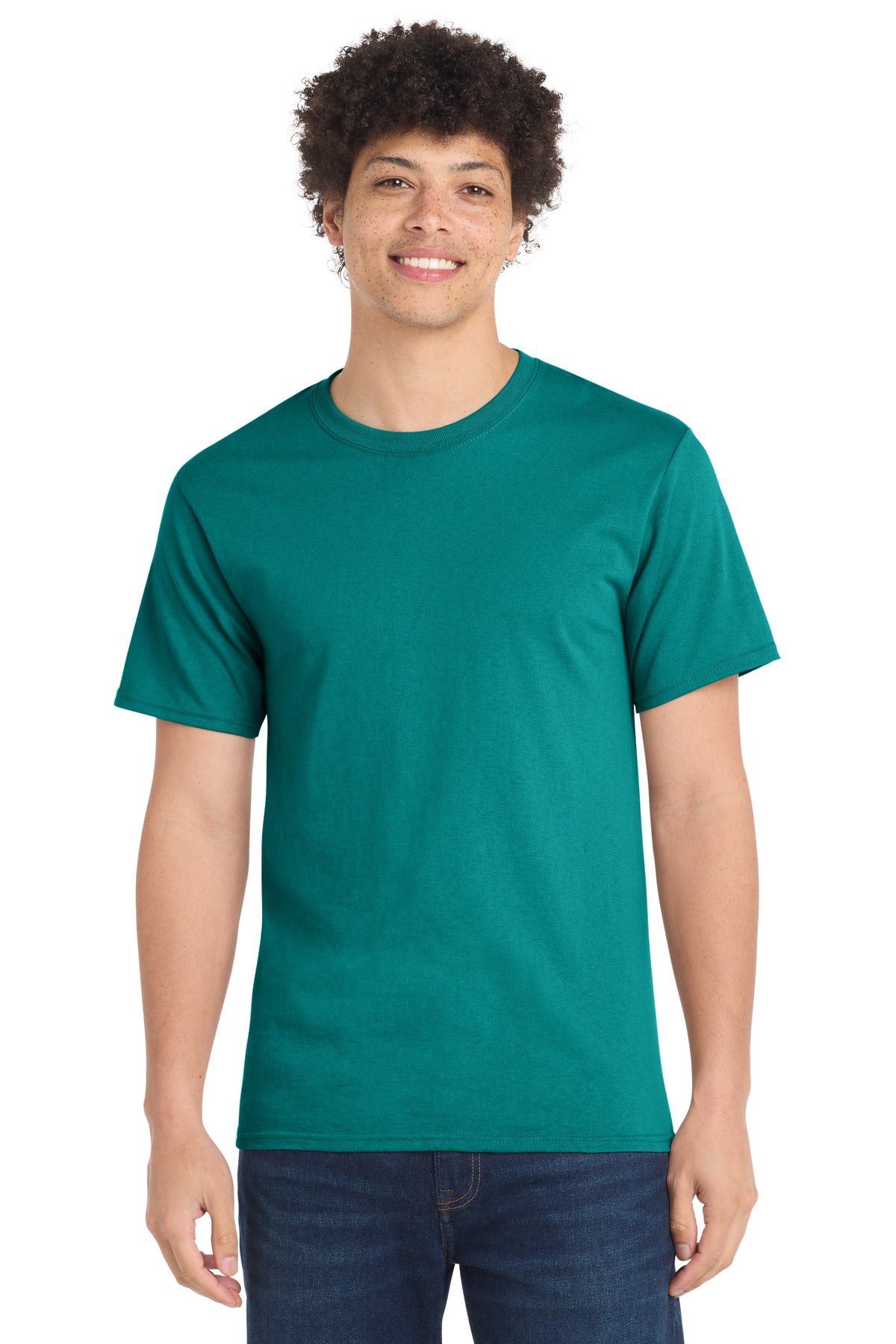 Custom Embroidery or DTF Print - Port & Co ® Essential Tee. PC61