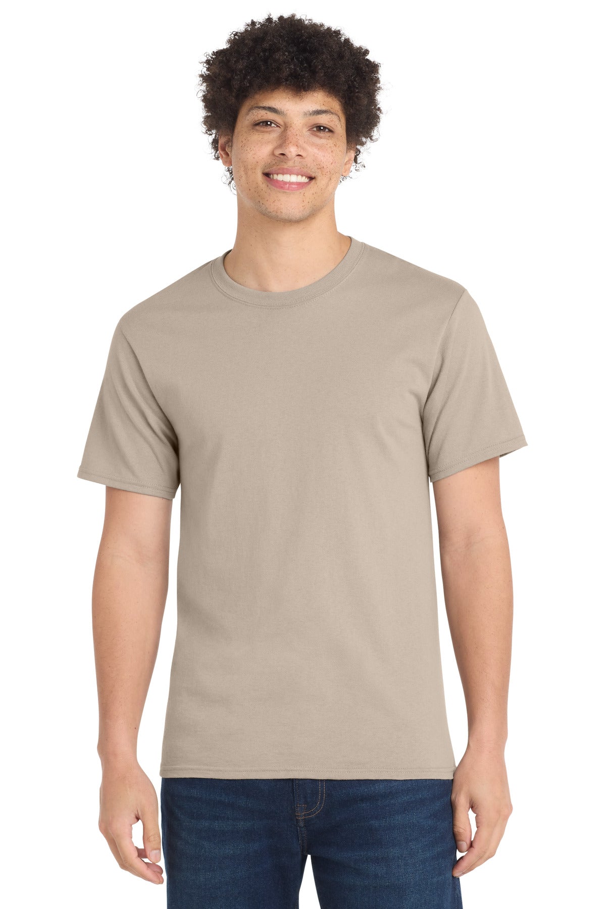 Custom Embroidery or DTF Print - Port & Co ® Essential Tee. PC61