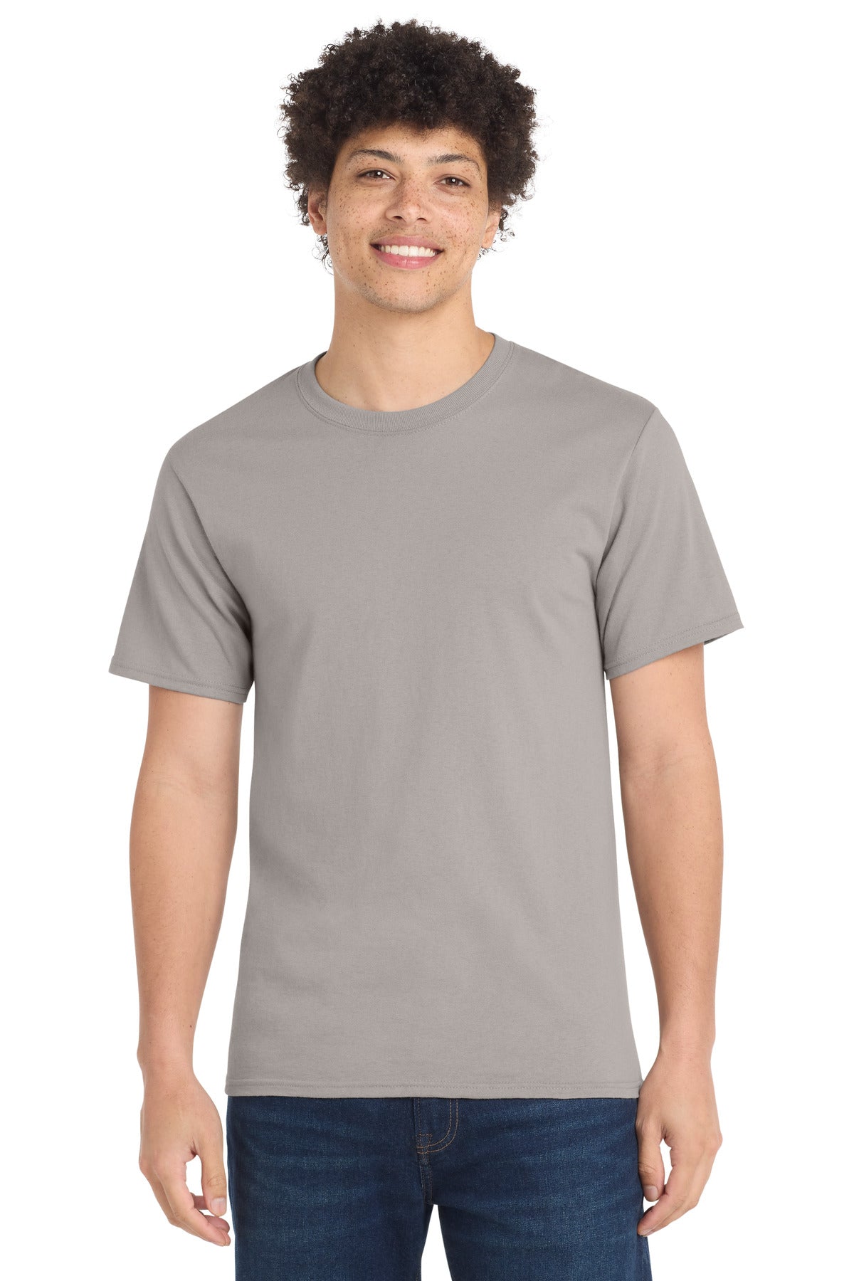 Custom Embroidery or DTF Print - Port & Co ® Essential Tee. PC61