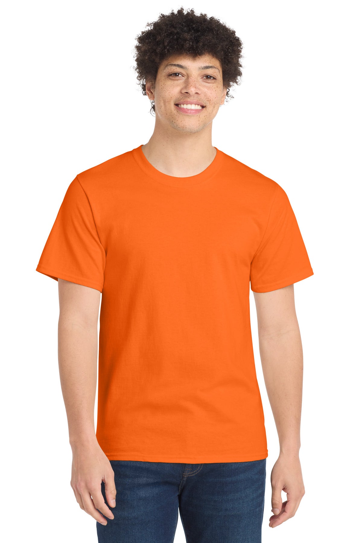 Custom Embroidery or DTF Print - Port & Co ® Essential Tee. PC61