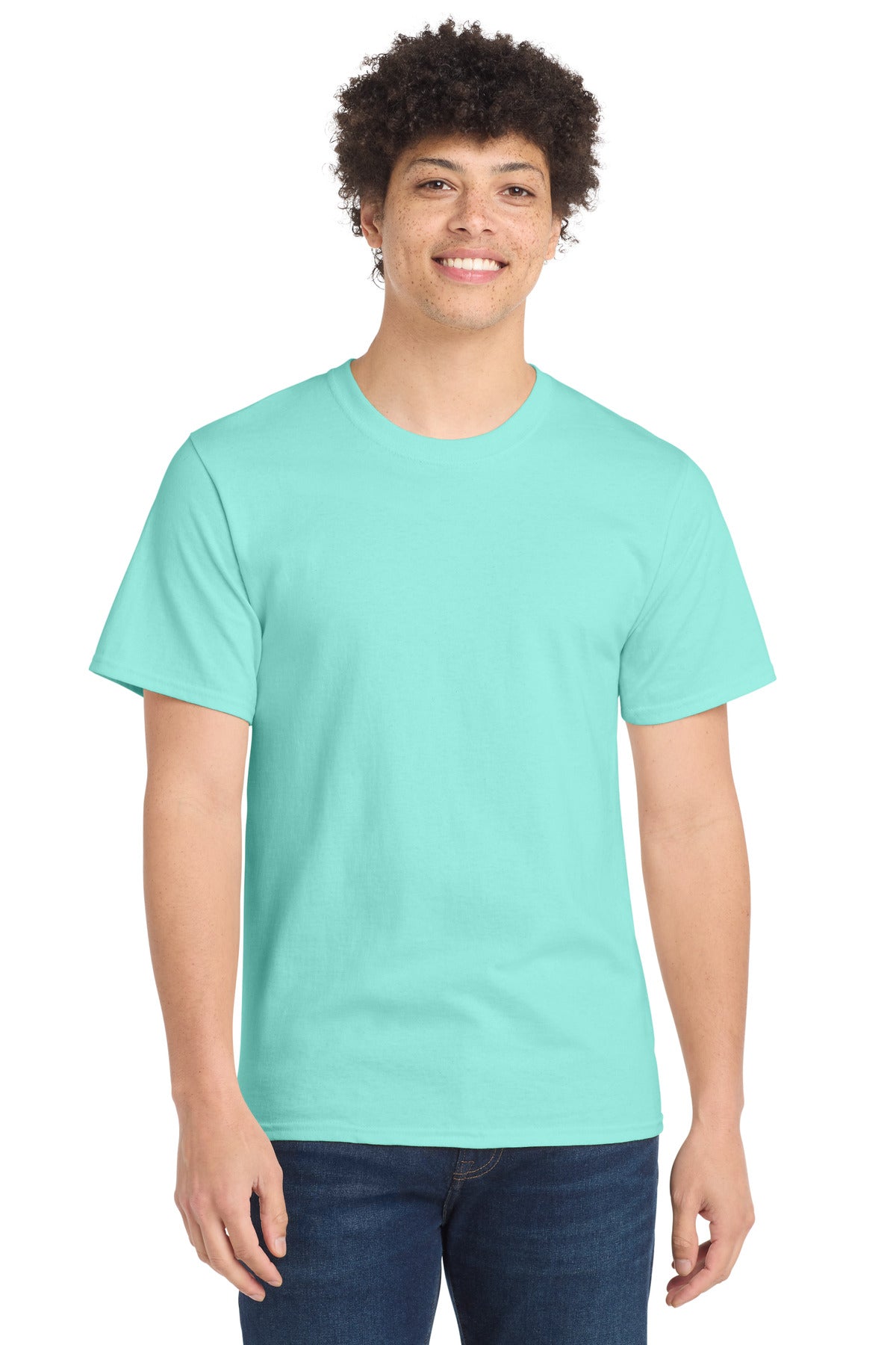 Custom Embroidery or DTF Print - Port & Co ® Essential Tee. PC61