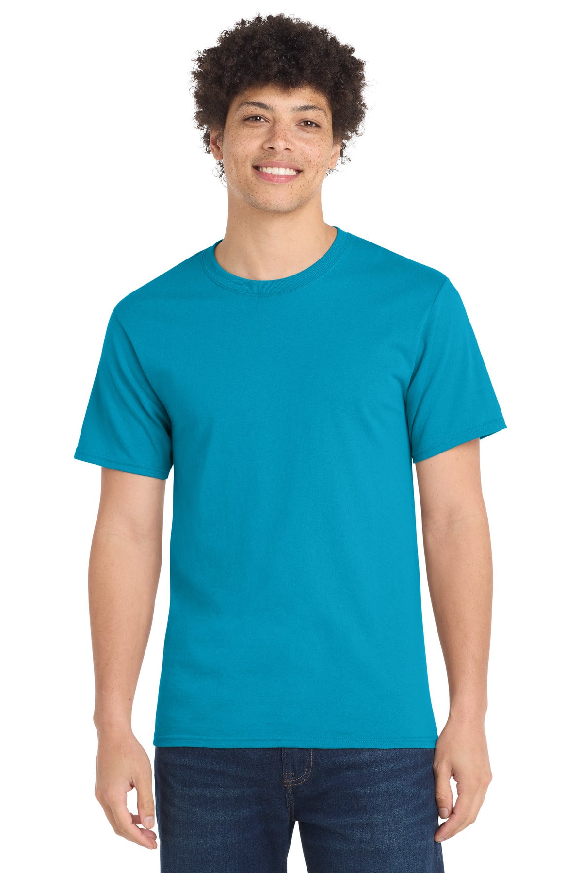 Custom Embroidery or DTF Print - Port & Co ® Essential Tee. PC61