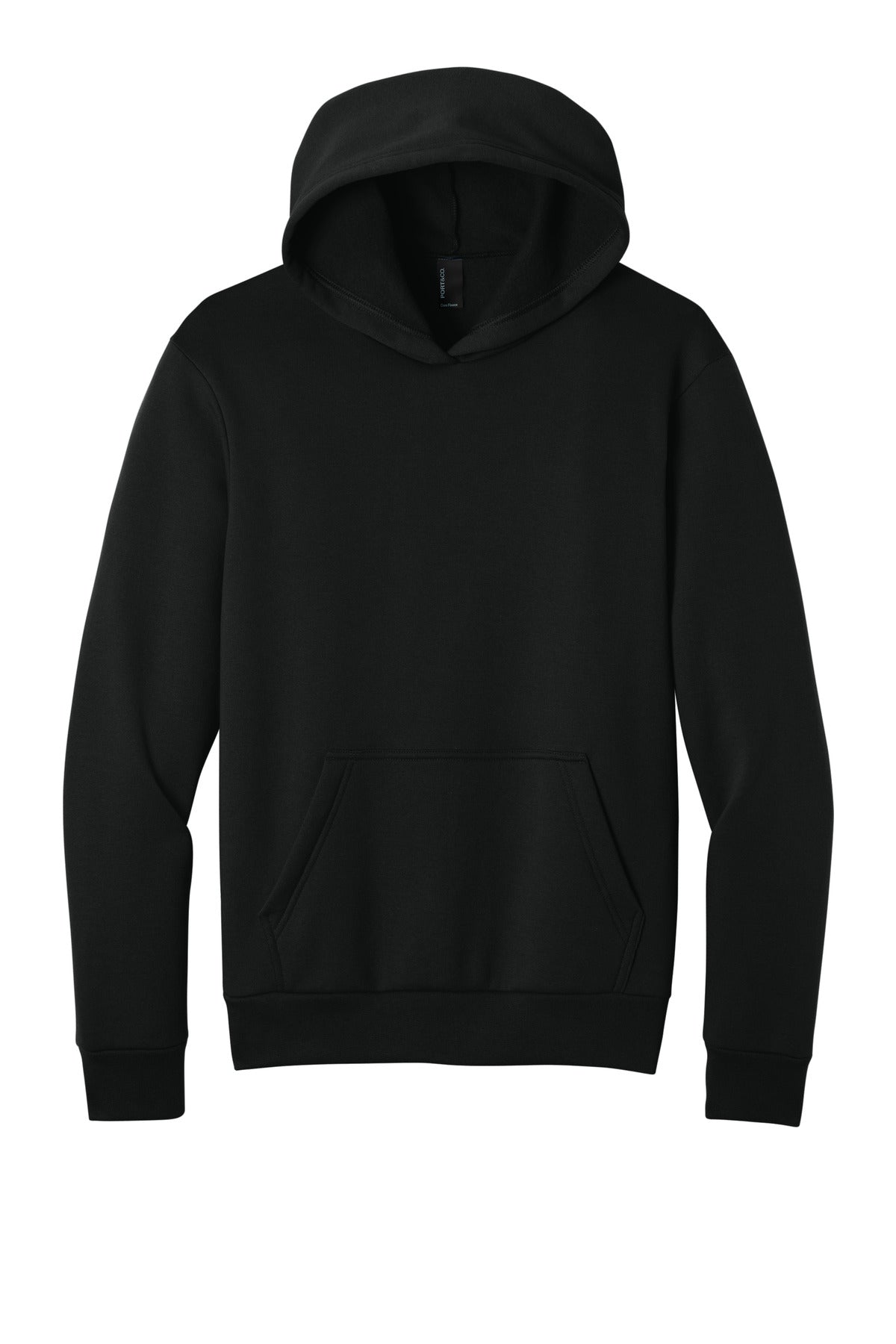 Custom Embroidery or DTF Print - Port & Co ™ Easy Fleece Pullover Hooded Sweatshirt PC68H