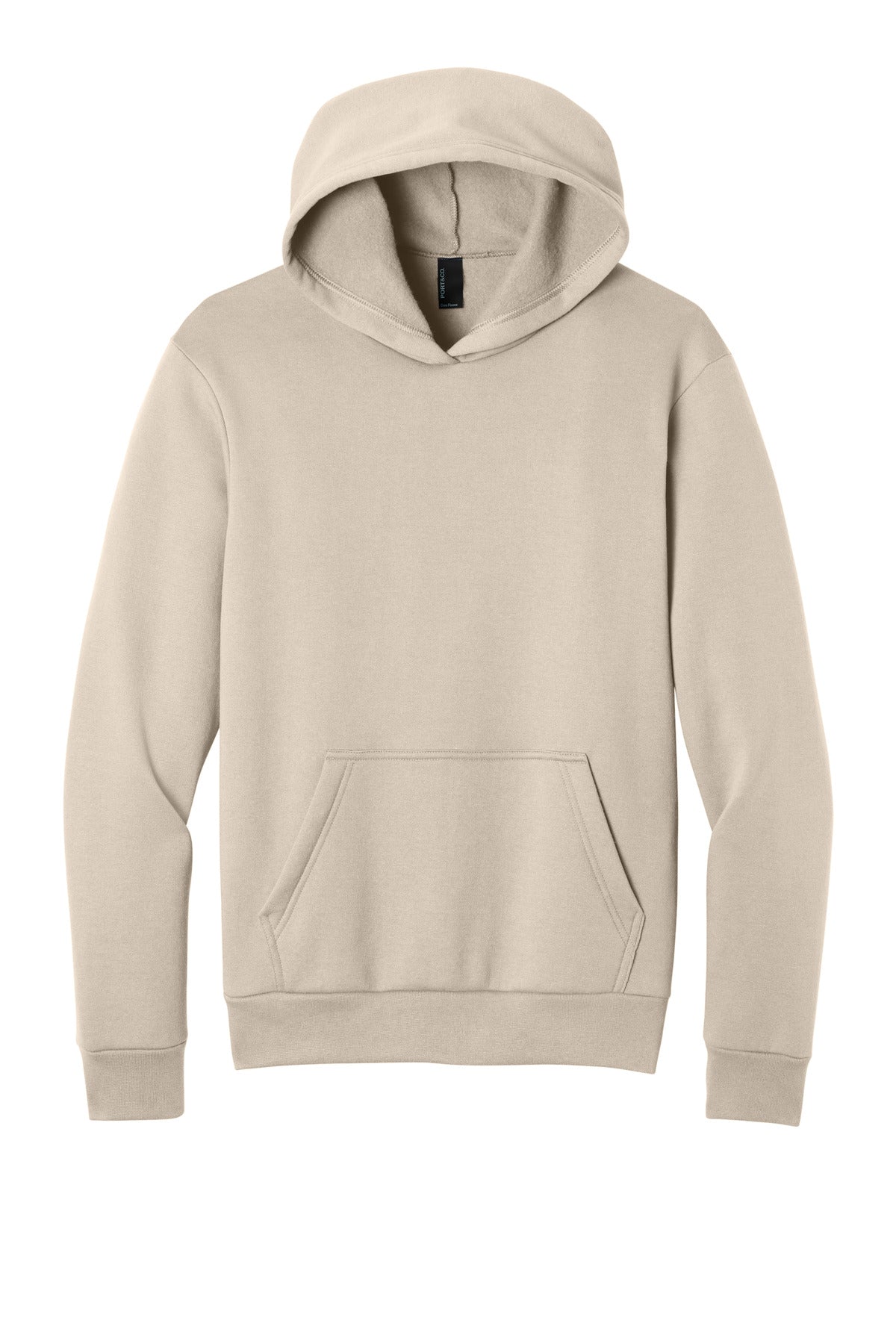 Custom Embroidery or DTF Print - Port & Co ™ Easy Fleece Pullover Hooded Sweatshirt PC68H