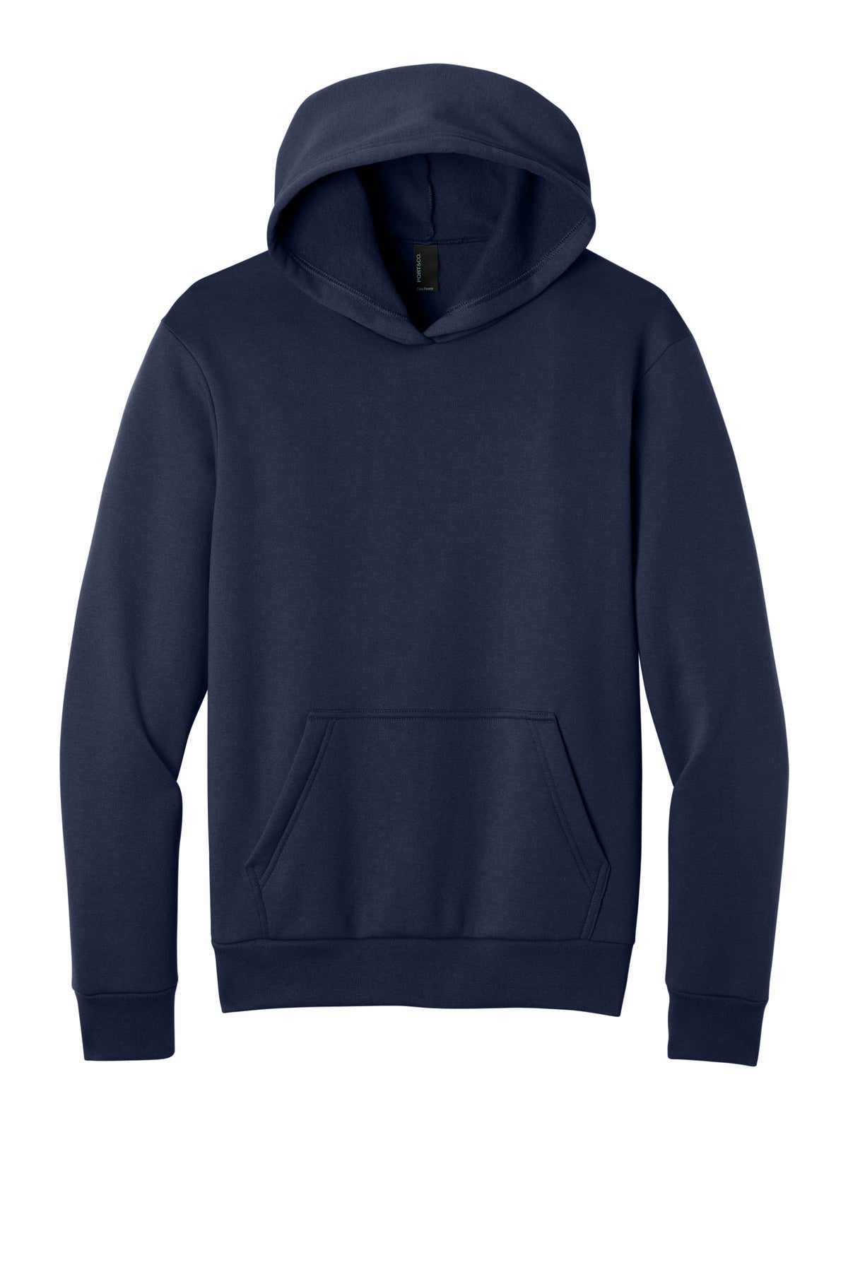 Custom Embroidery or DTF Print - Port & Co ™ Easy Fleece Pullover Hooded Sweatshirt PC68H