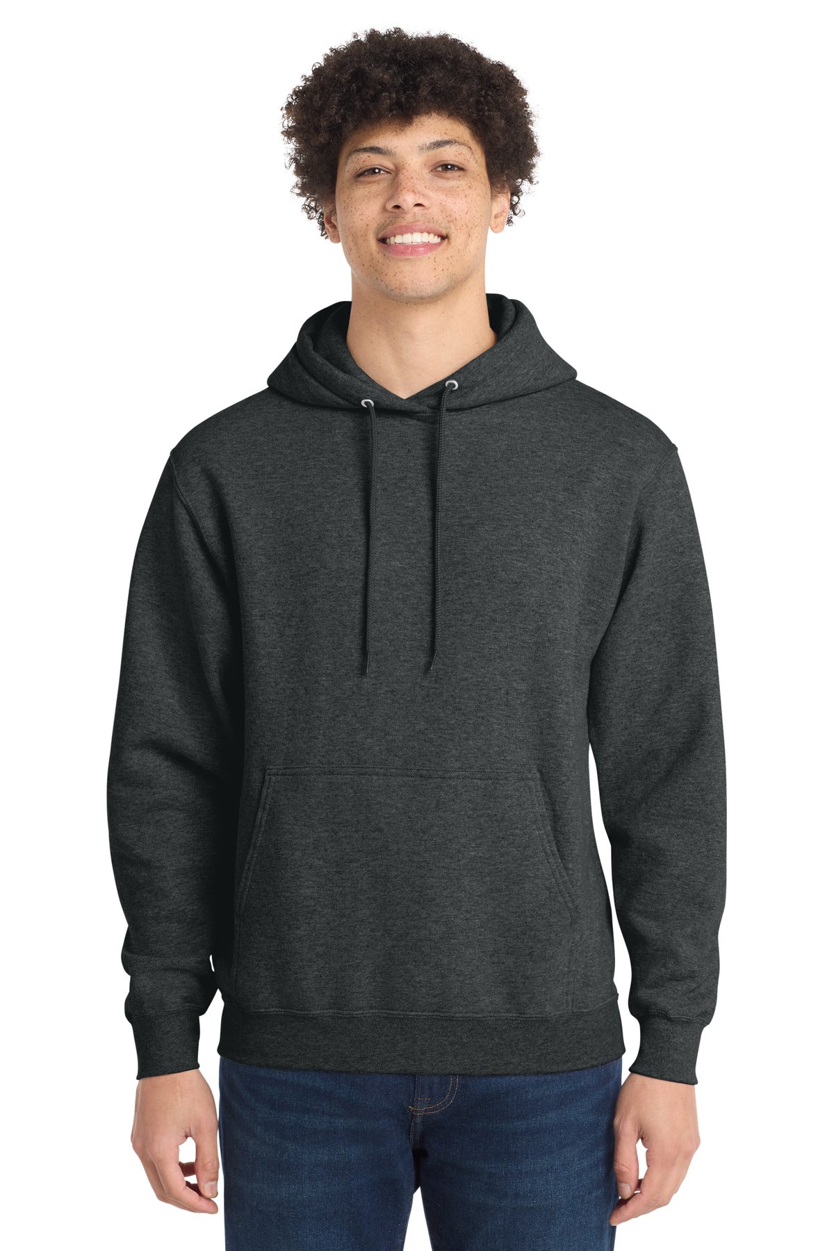 Custom Embroidery or DTF Print - Port & Co ® Tall Core Fleece Pullover Hooded Sweatshirt PC78HT