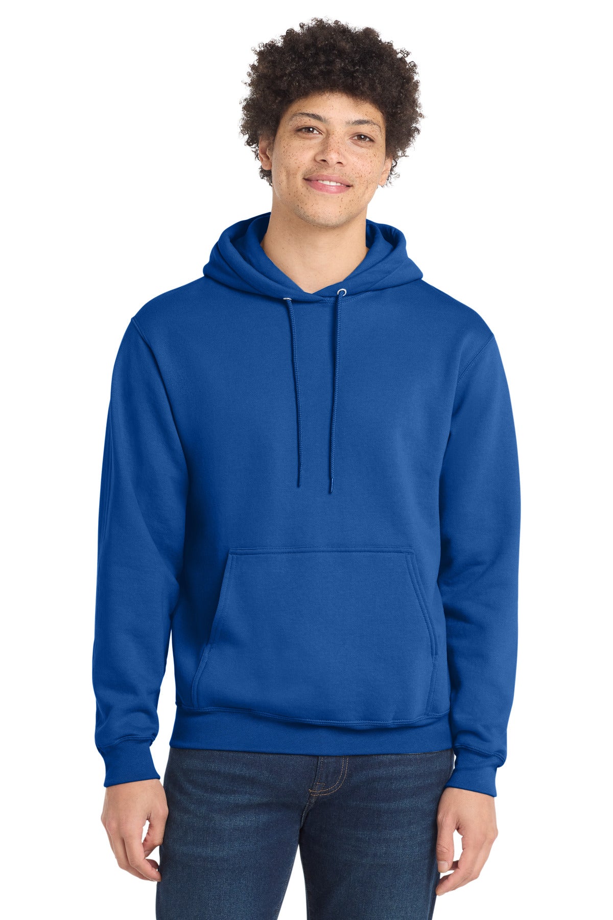 Custom Embroidery or DTF Print - Port & Co ® Tall Core Fleece Pullover Hooded Sweatshirt PC78HT