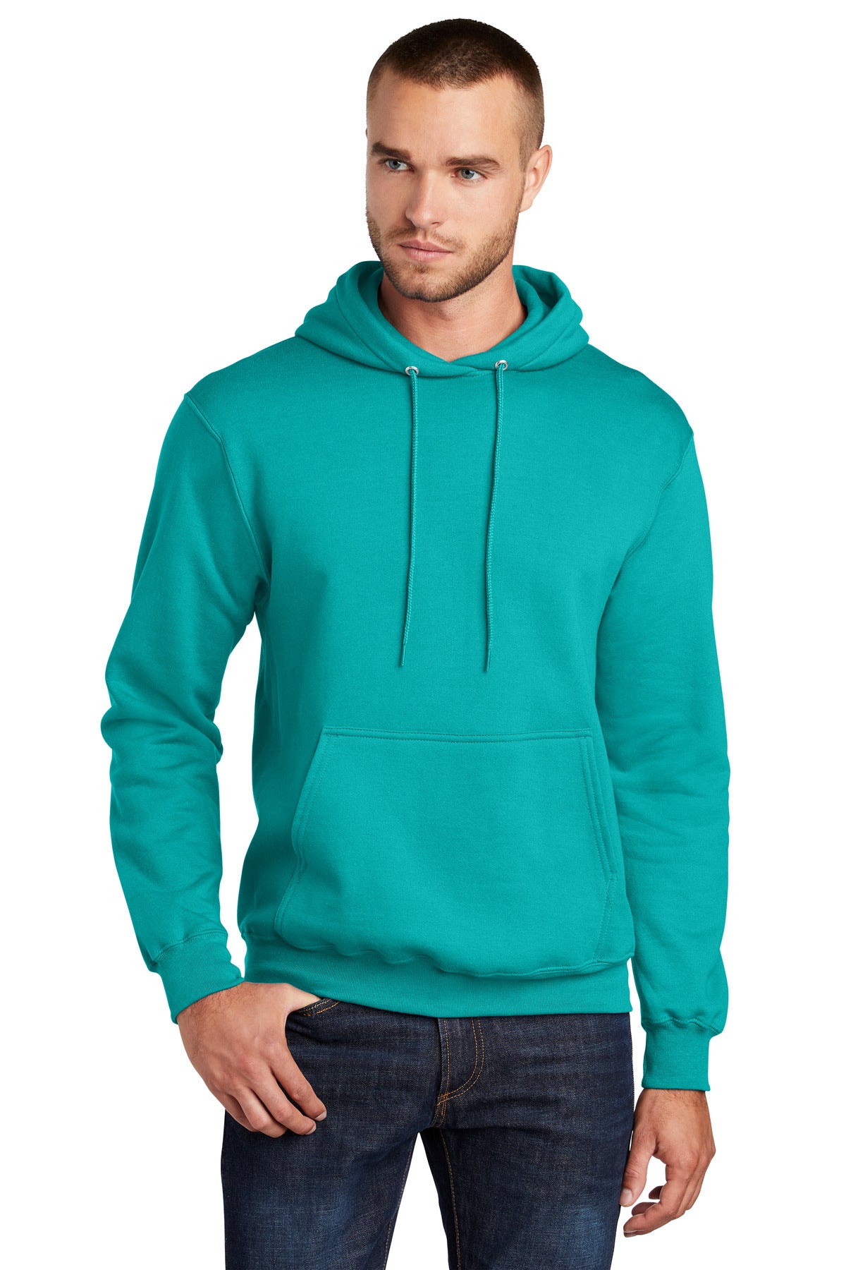 Custom Embroidered - Port & Company® - Core Fleece Pullover Hooded Sweatshirt. PC78H