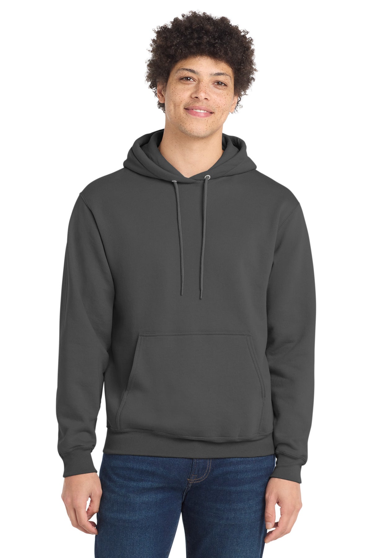 Custom Embroidered or DTF Print on Port & Co ™ Core Fleece Pullover Hooded Sweatshirt. PC78H