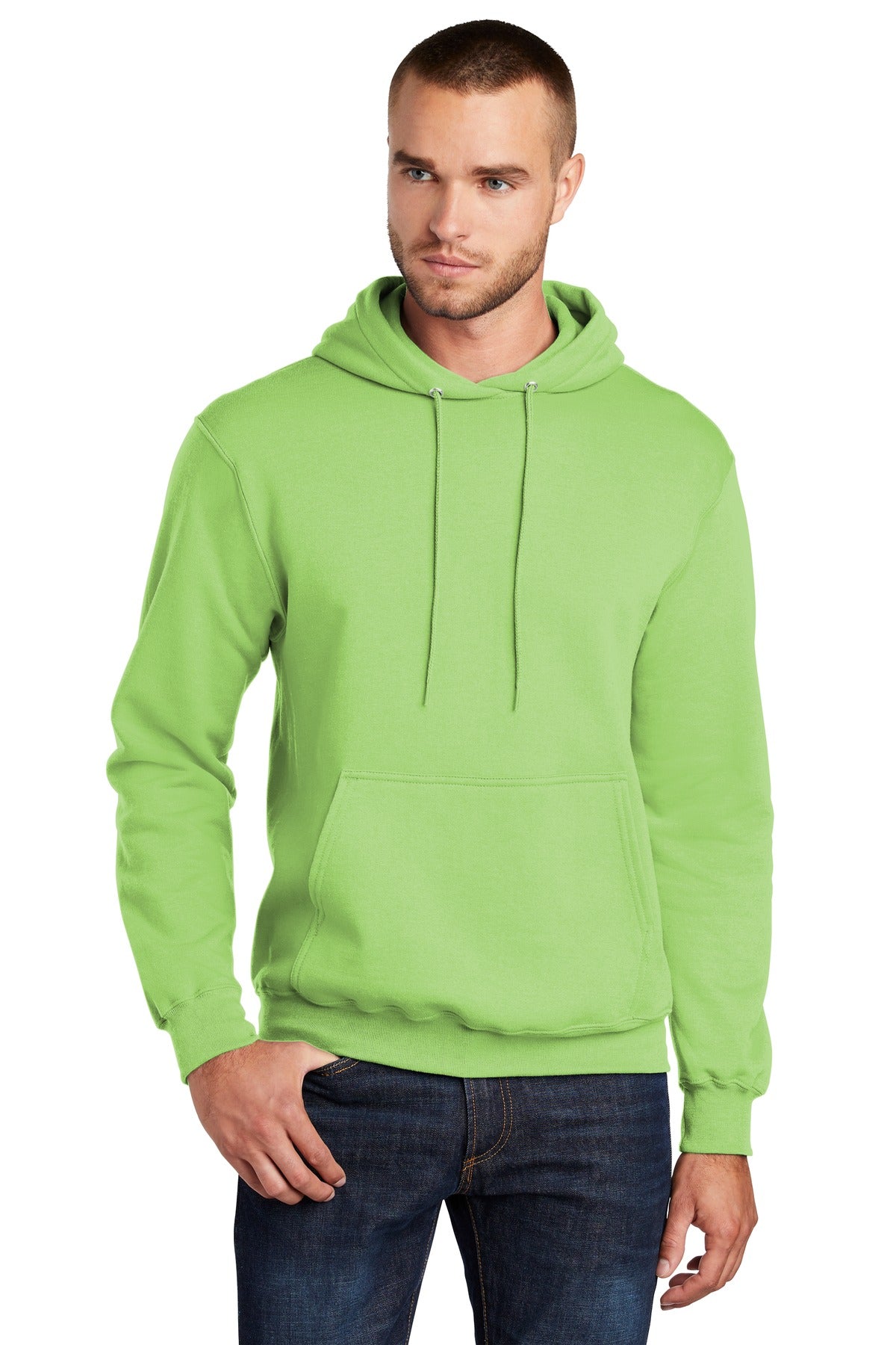Custom Embroidered or DTF Print on Port & Co ™ Core Fleece Pullover Hooded Sweatshirt. PC78H