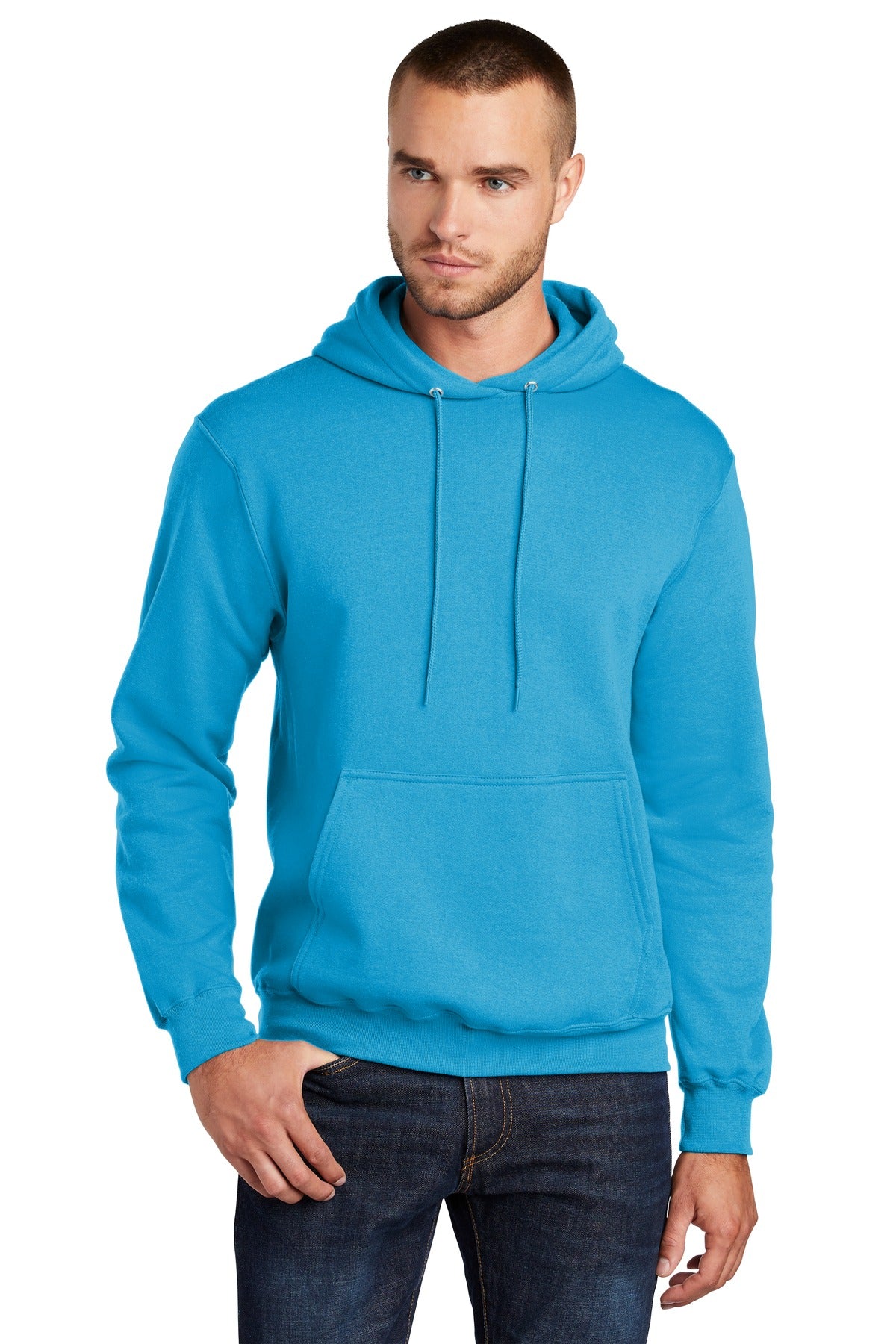 Custom Embroidered - Port & Company® - Core Fleece Pullover Hooded Sweatshirt. PC78H