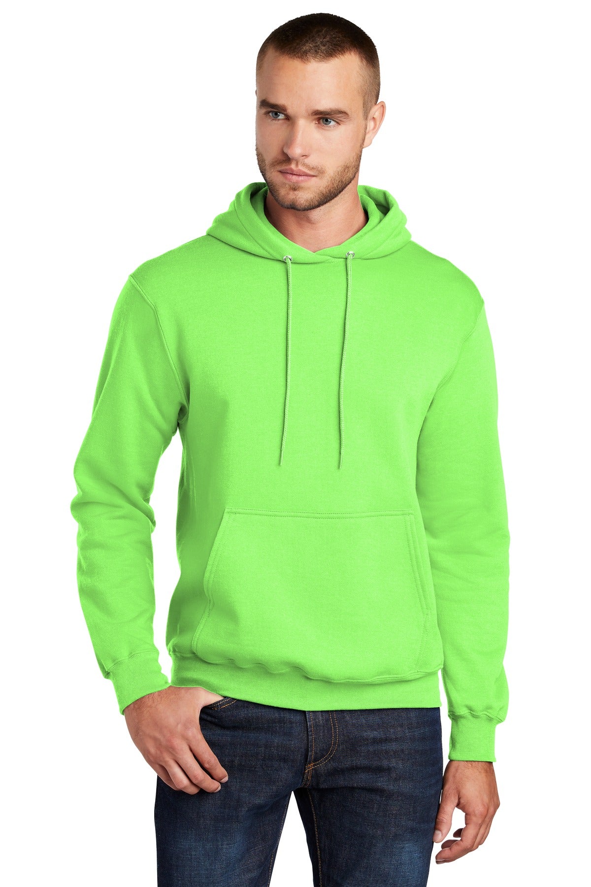 Custom Embroidered or DTF Print on Port & Co ™ Core Fleece Pullover Hooded Sweatshirt. PC78H