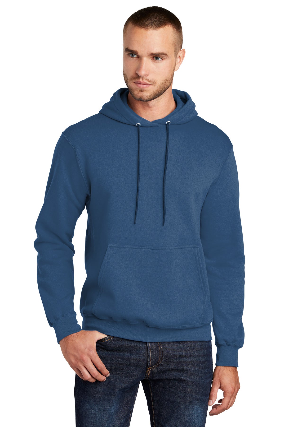 Custom Embroidered - Port & Company® - Core Fleece Pullover Hooded Sweatshirt. PC78H