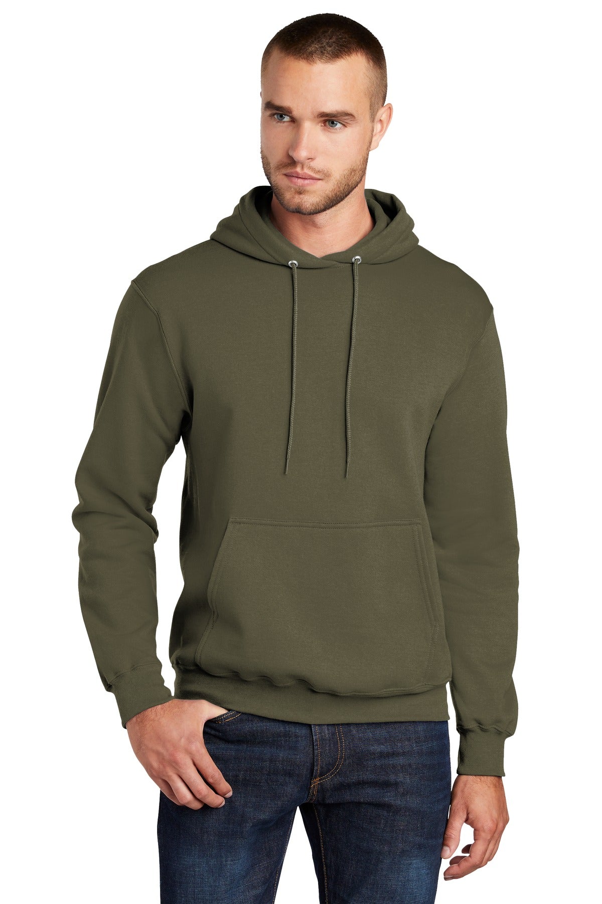 Custom Embroidered - Port & Company® - Core Fleece Pullover Hooded Sweatshirt. PC78H