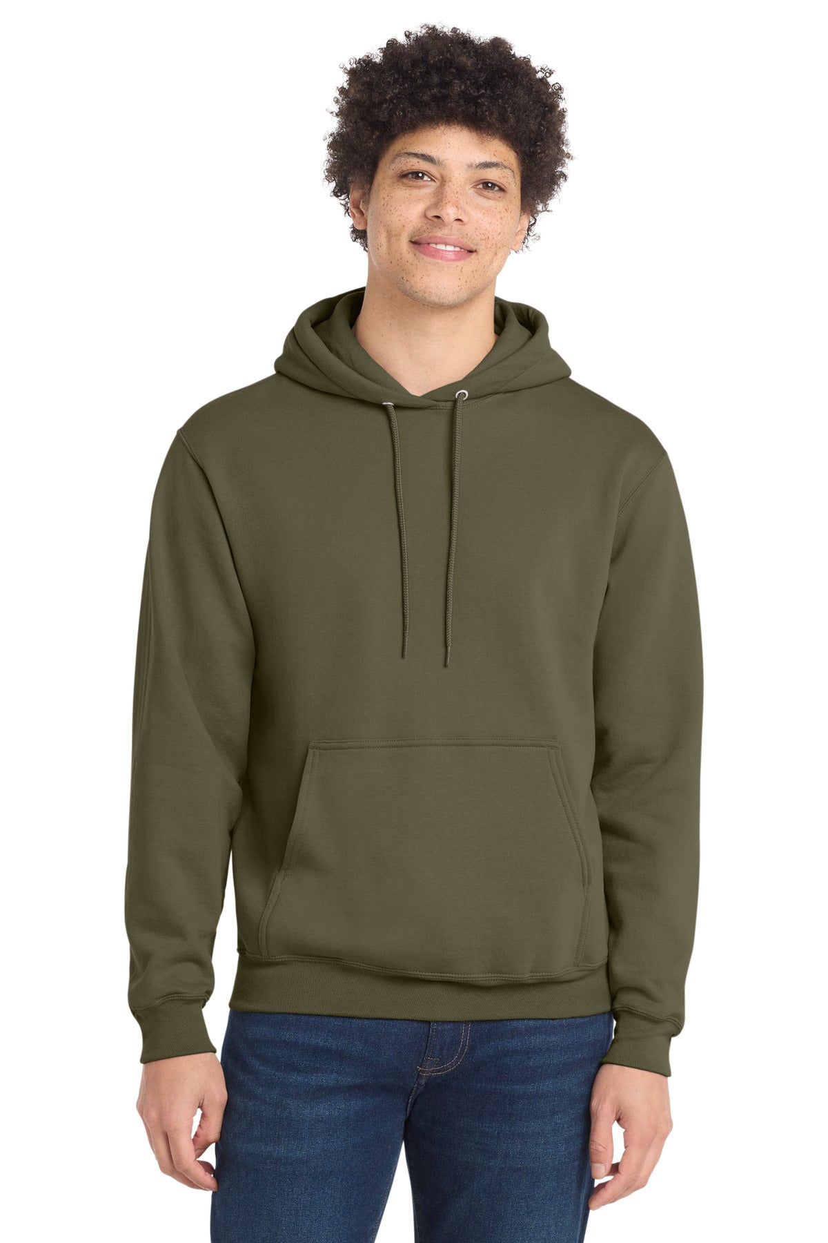 Custom Embroidered or DTF Print on Port & Co ™ Core Fleece Pullover Hooded Sweatshirt. PC78H