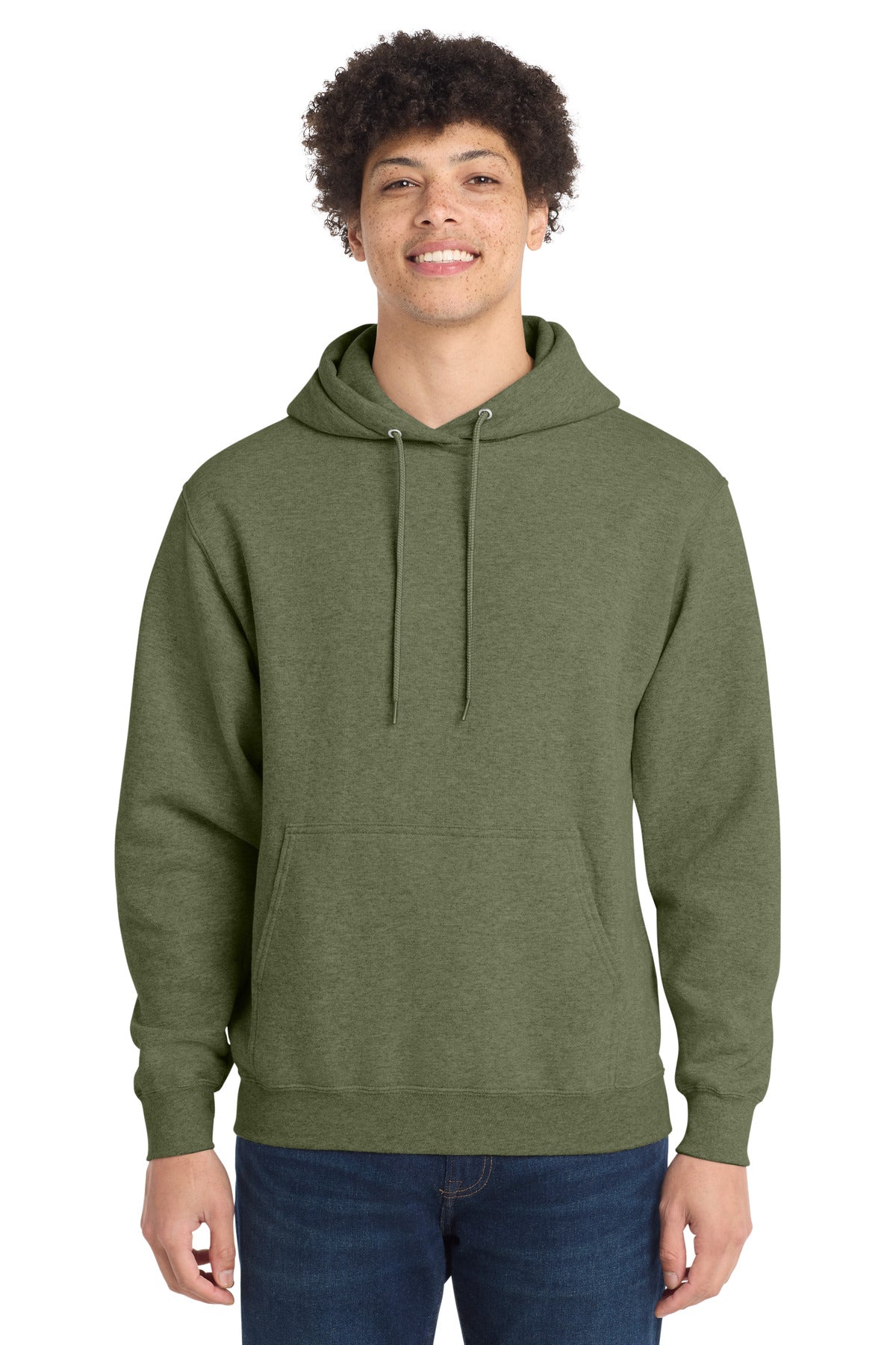 Custom Embroidered or DTF Print on Port & Co ™ Core Fleece Pullover Hooded Sweatshirt. PC78H