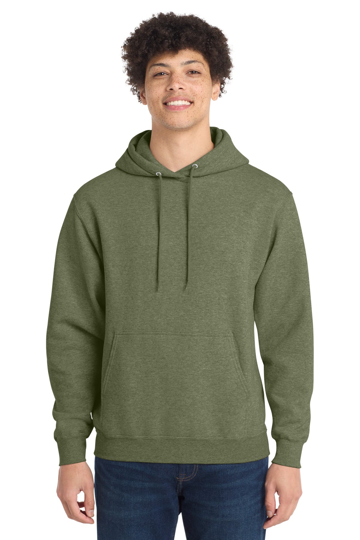 Custom Embroidery or DTF Print - Port & Co ® Core Fleece Pullover Hooded Sweatshirt. PC78H