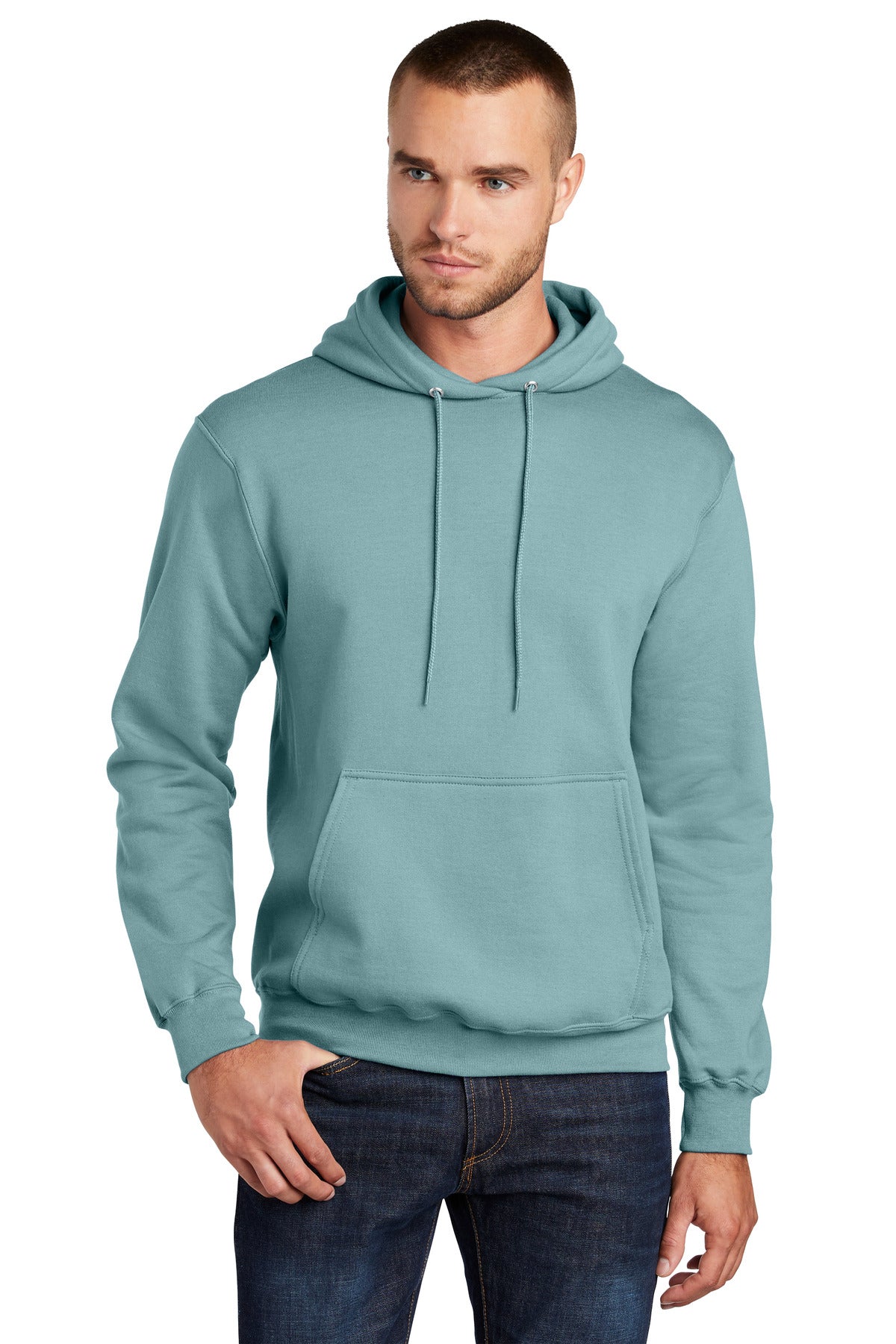 Custom Embroidered - Port & Company® - Core Fleece Pullover Hooded Sweatshirt. PC78H