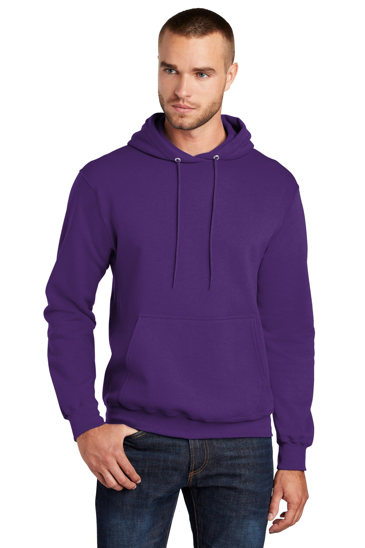 Custom Embroidered - Port & Company® - Core Fleece Pullover Hooded Sweatshirt. PC78H