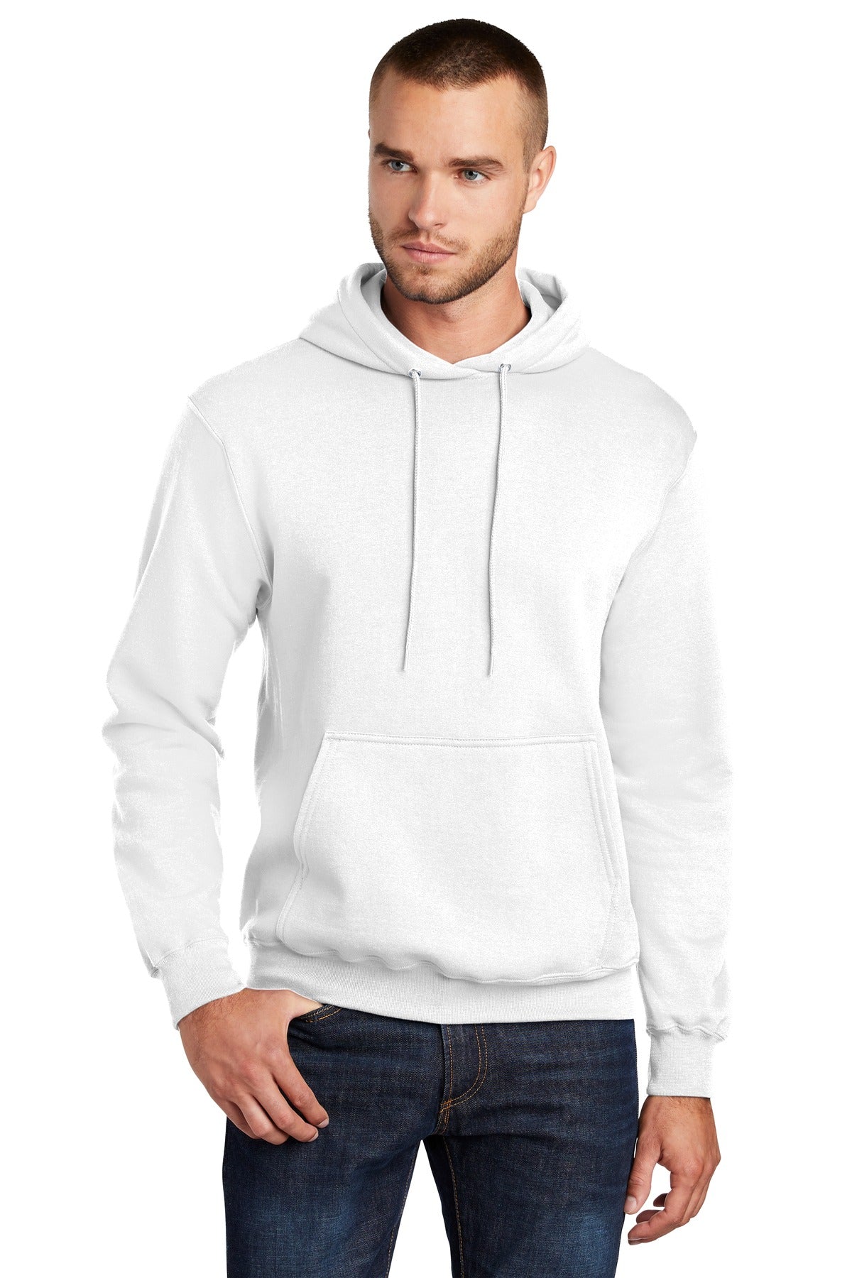 Custom Embroidered - Port & Company® - Core Fleece Pullover Hooded Sweatshirt. PC78H