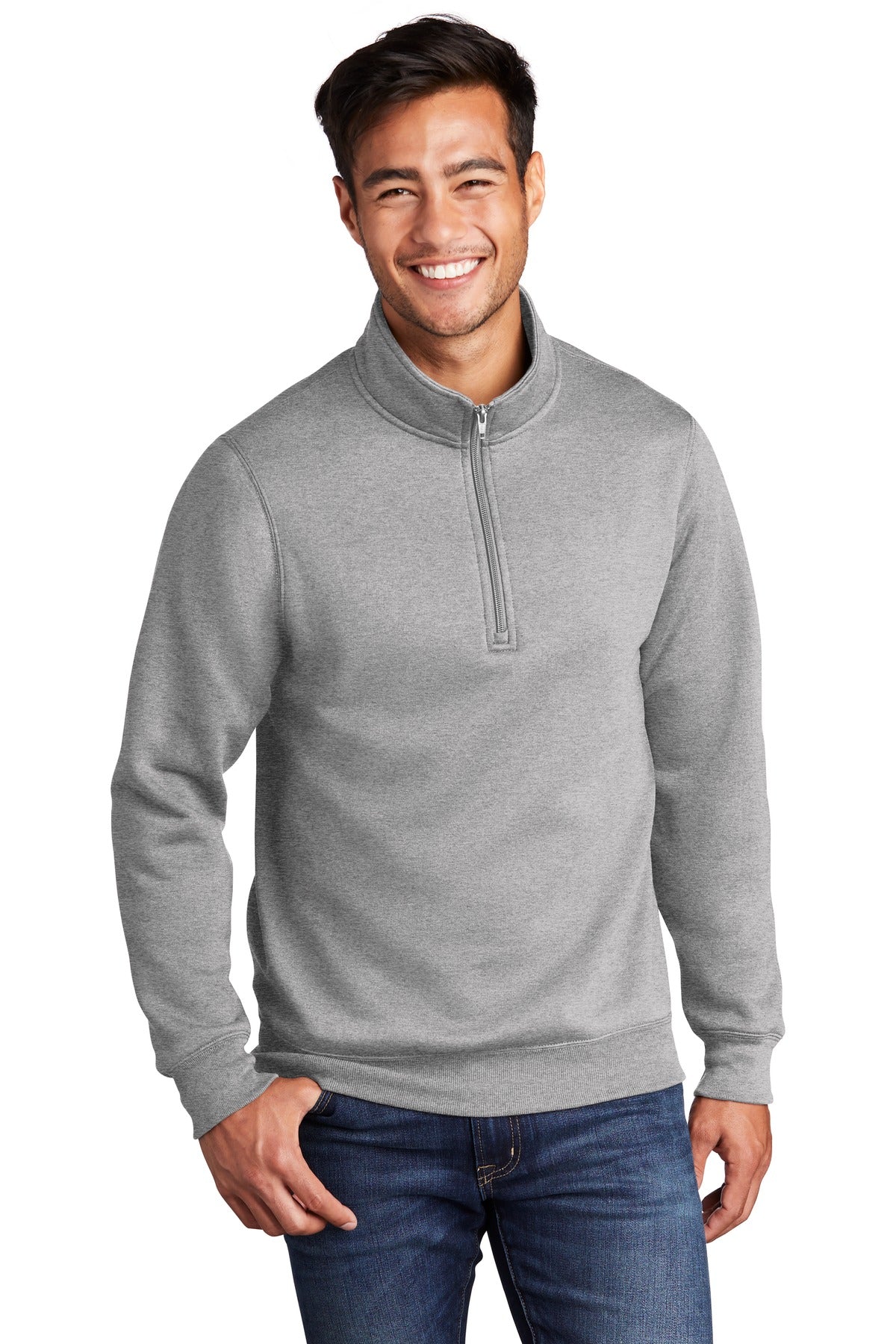 Custom Embroidered - Port & Company ® Core Fleece 1/4-Zip Pullover Sweatshirt PC78Q