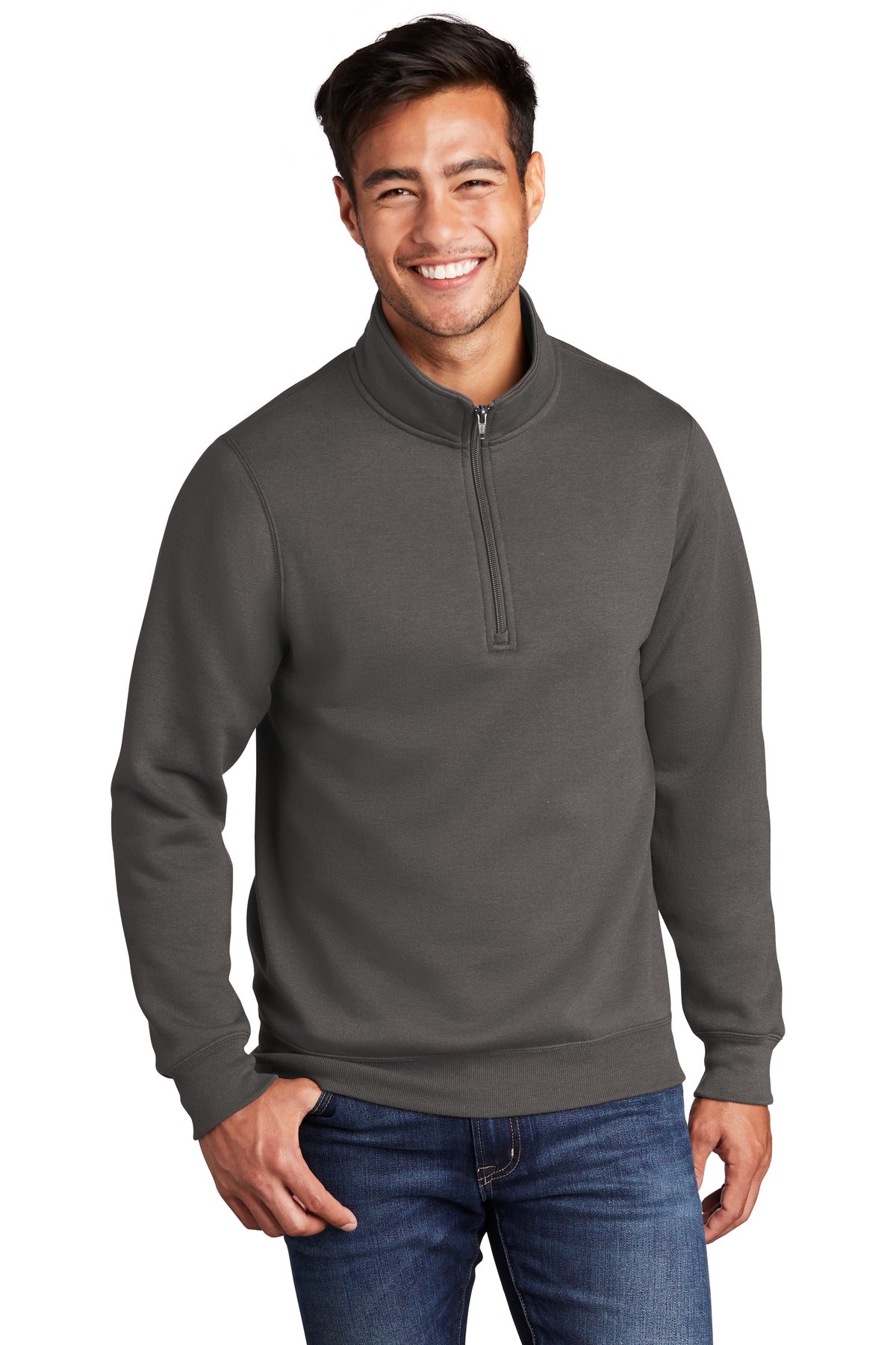 Custom Embroidered - Port & Company ® Core Fleece 1/4-Zip Pullover Sweatshirt PC78Q