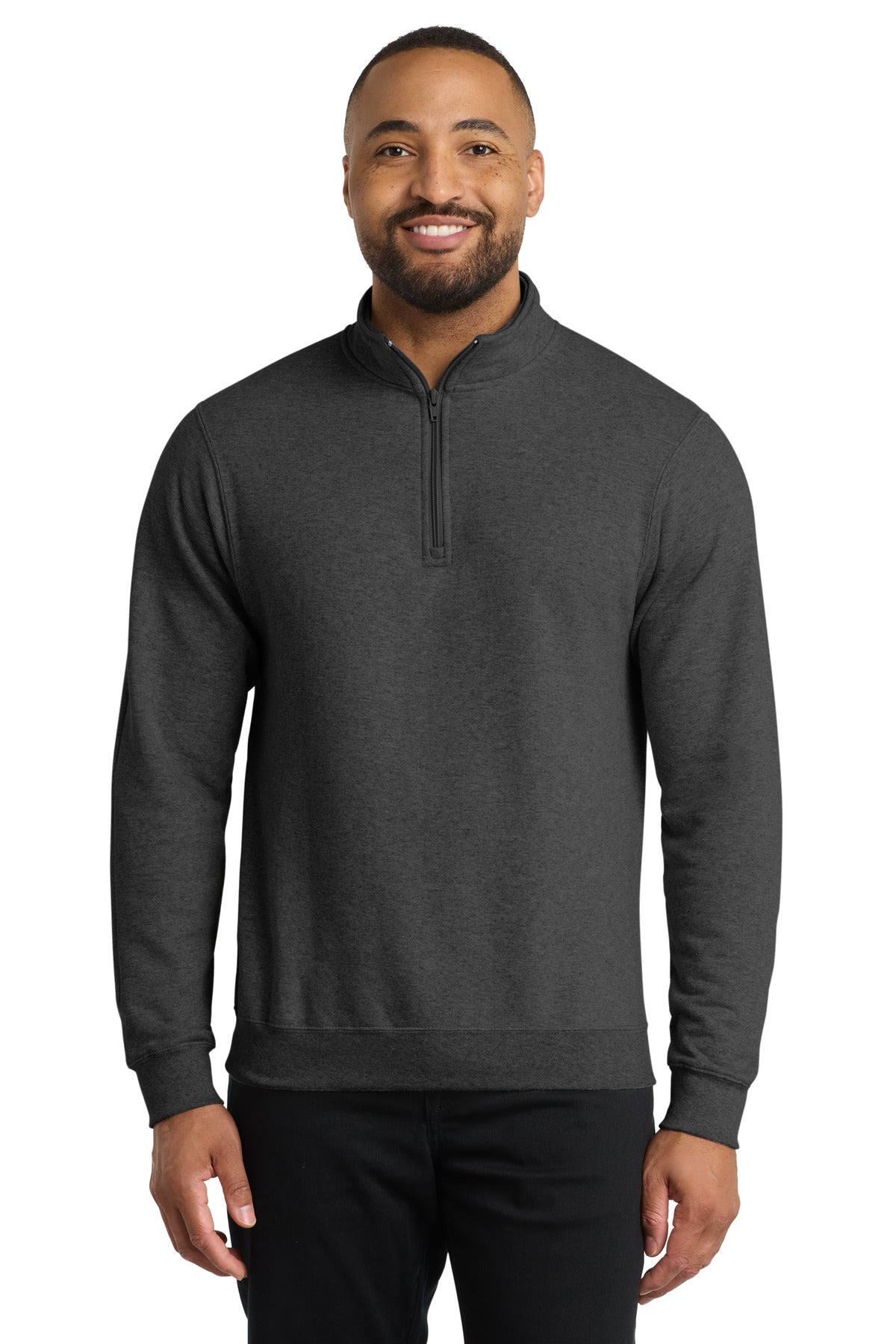 Custom Embroidered or DTF Print on Port & Co ™ Core Fleece 1/4-Zip Pullover Sweatshirt PC78Q