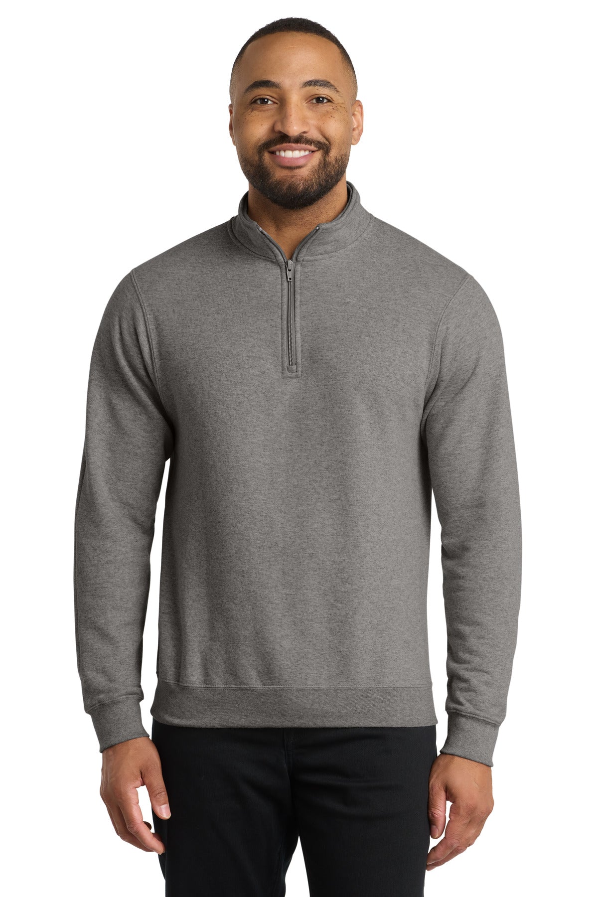 Custom Embroidered or DTF Print on Port & Co ™ Core Fleece 1/4-Zip Pullover Sweatshirt PC78Q