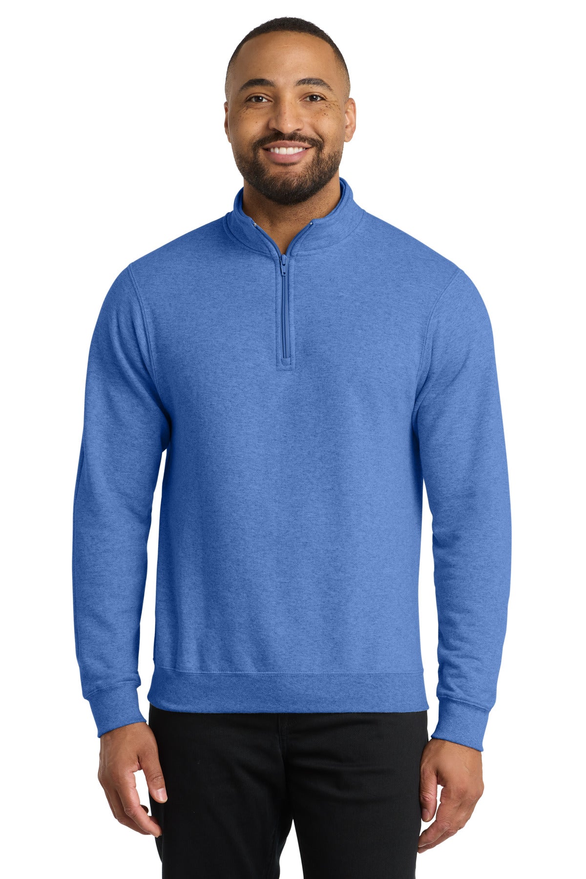 Custom Embroidery or DTF Print - Port & Co ® Core Fleece 1/4-Zip Pullover Sweatshirt PC78Q