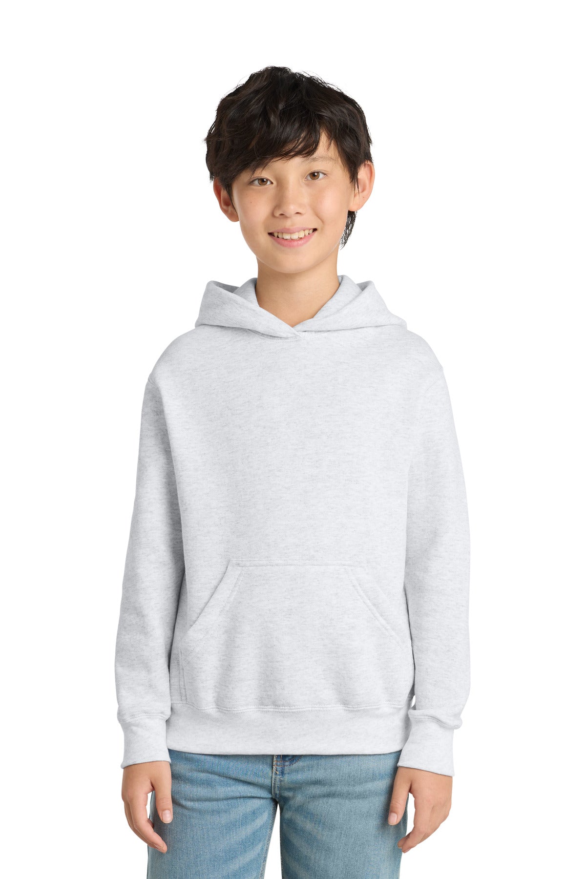 Custom Embroidery or DTF Print - Port & Co ® Youth Core Fleece Pullover Hooded Sweatshirt PC78YH