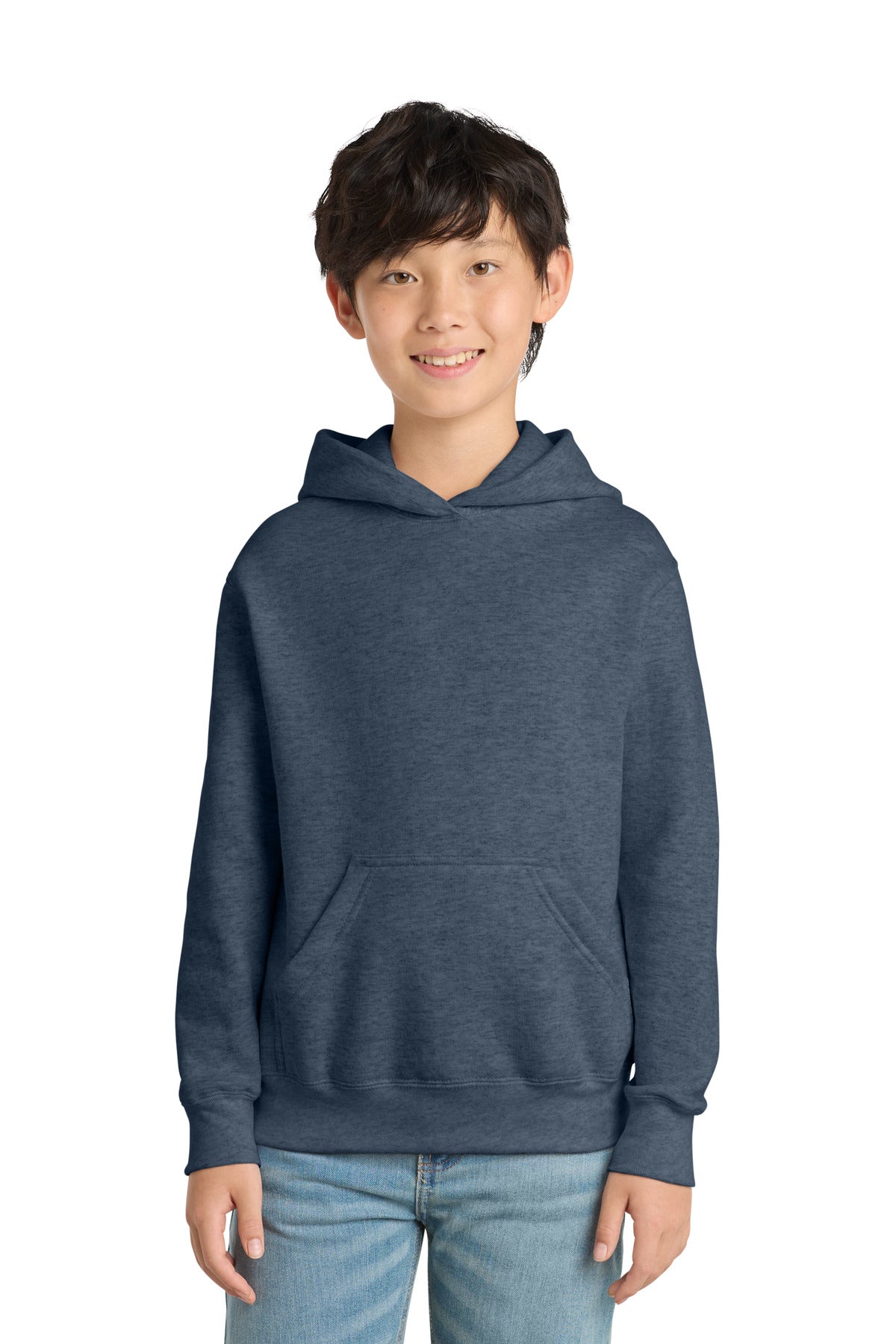 Custom Embroidery or DTF Print - Port & Co ™ Youth Core Fleece Pullover Hooded Sweatshirt PC78YH