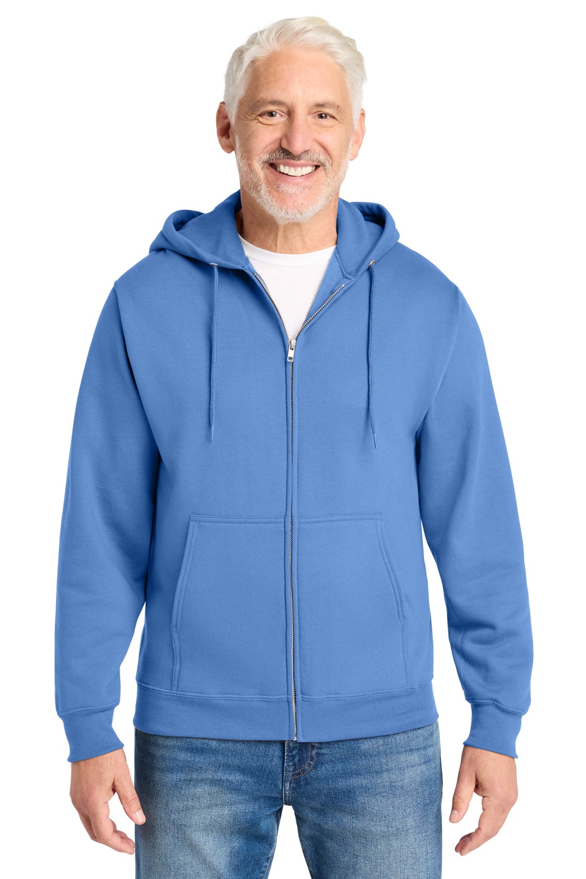 Custom Embroidery or DTF Print - Port & Co ® Core Fleece Full-Zip Hooded Sweatshirt. PC78ZH