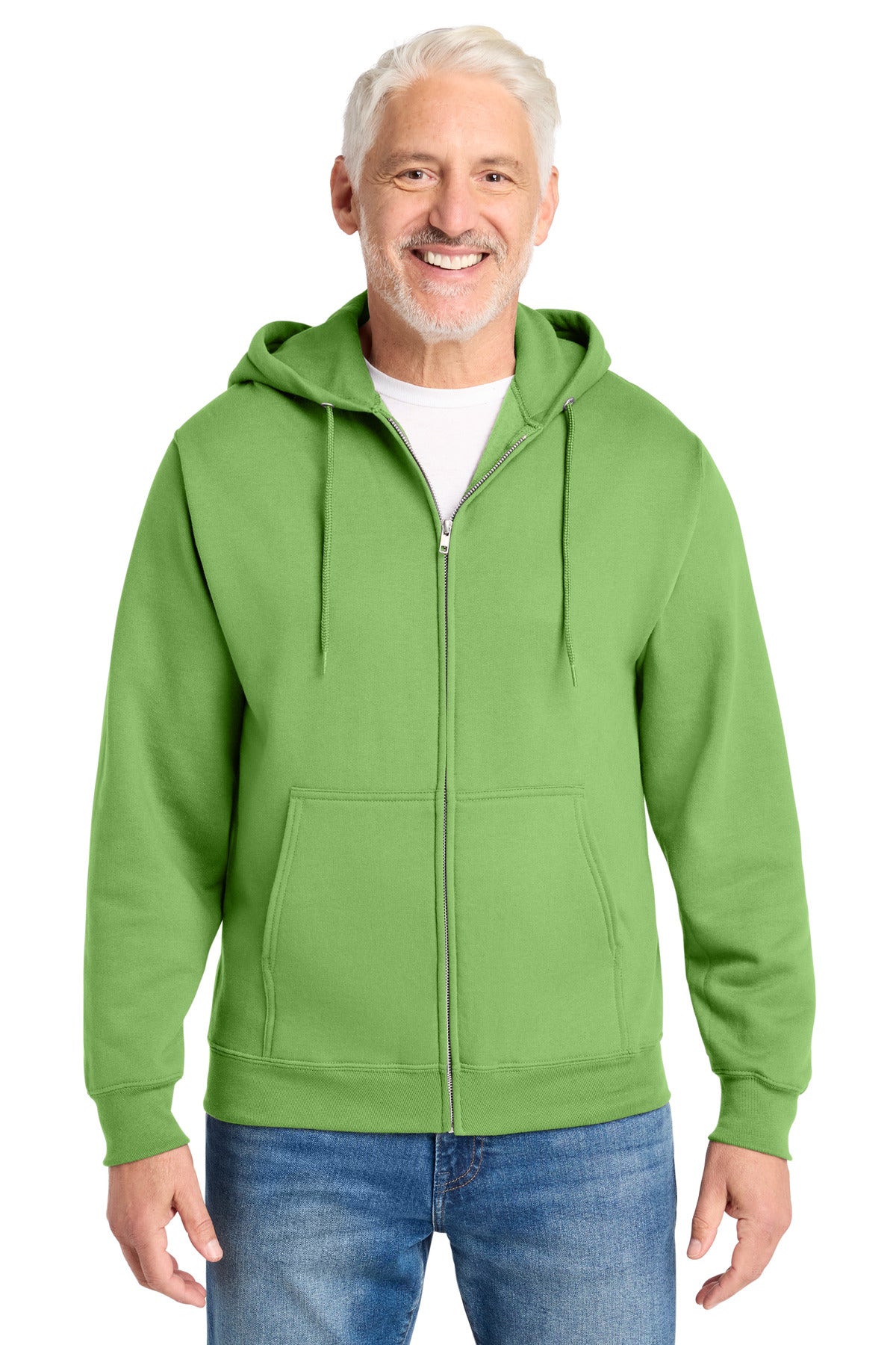 Custom Embroidery or DTF Print - Port & Co ® Core Fleece Full-Zip Hooded Sweatshirt. PC78ZH