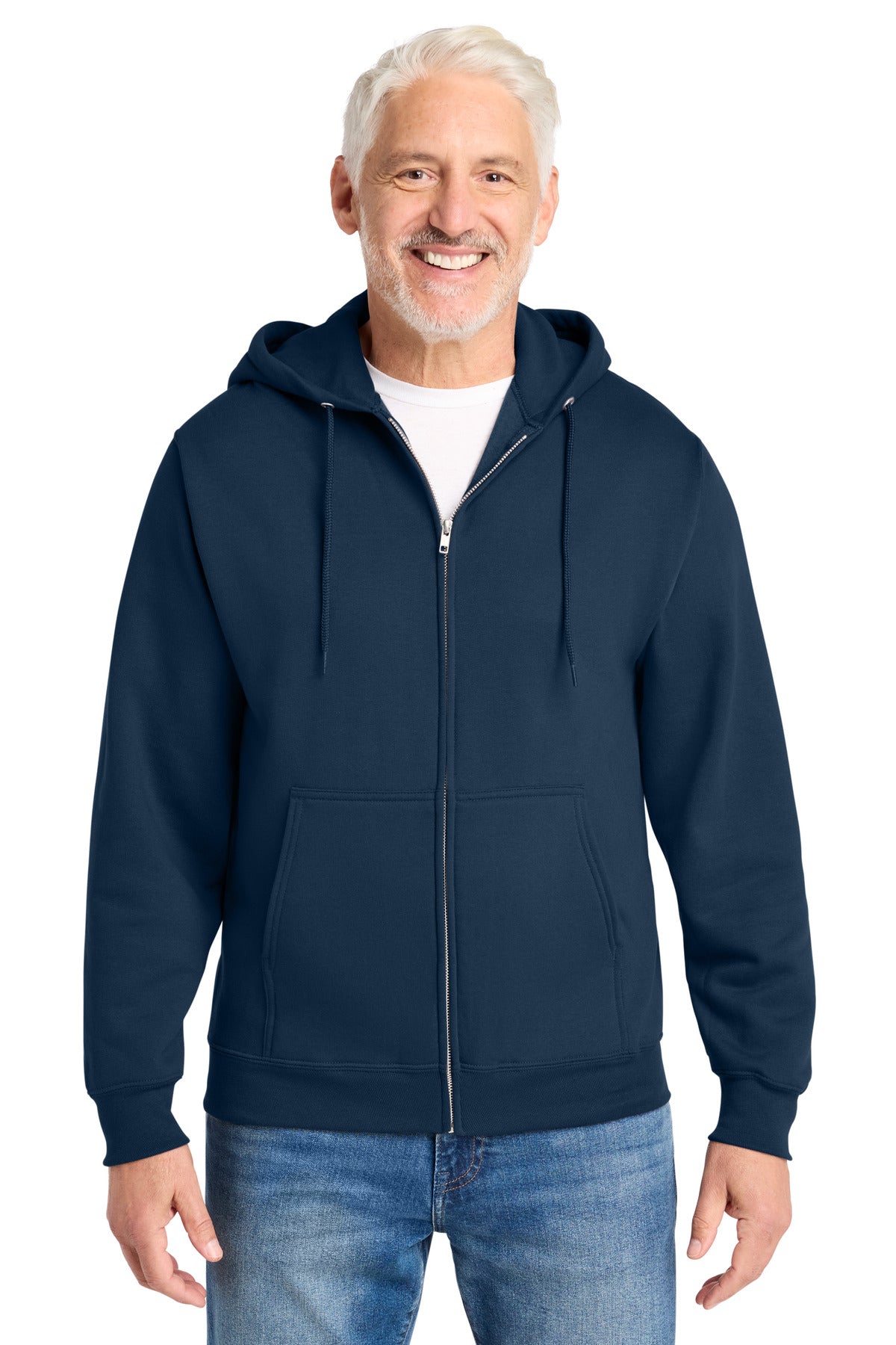 Custom Embroidery or DTF Print - Port & Co ® Core Fleece Full-Zip Hooded Sweatshirt. PC78ZH