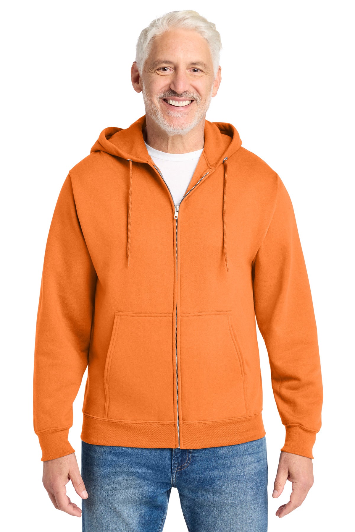 Custom Embroidery or DTF Print - Port & Co ® Core Fleece Full-Zip Hooded Sweatshirt. PC78ZH