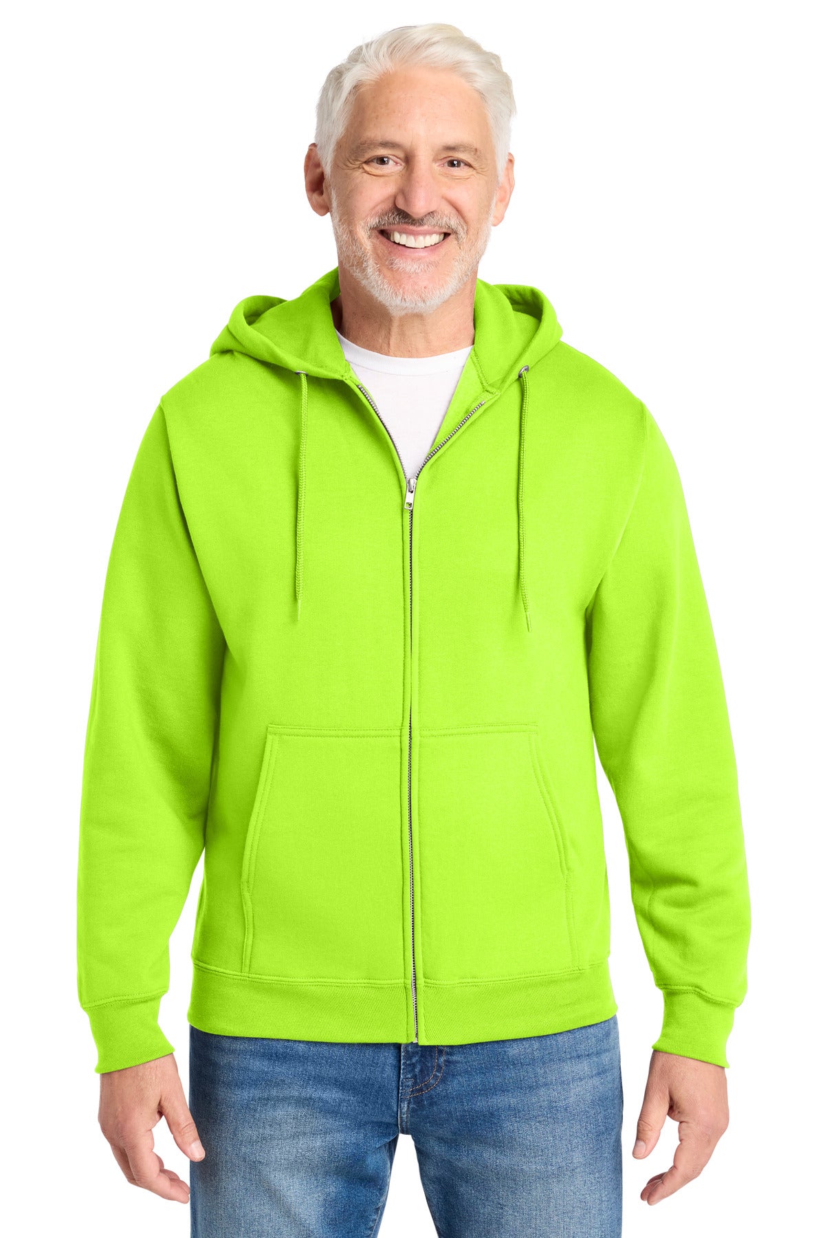 Custom Embroidery or DTF Print - Port & Co ® Core Fleece Full-Zip Hooded Sweatshirt. PC78ZH