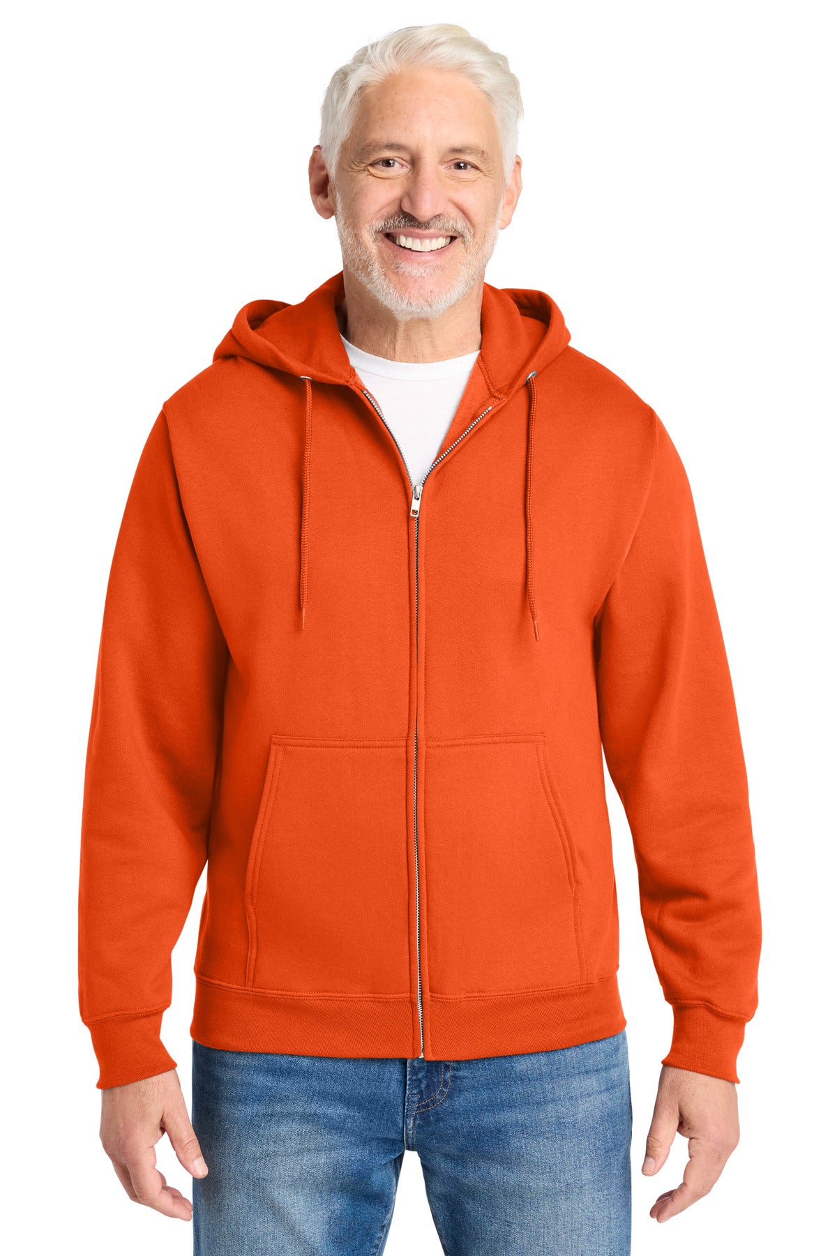 Custom Embroidery or DTF Print - Port & Co ® Core Fleece Full-Zip Hooded Sweatshirt. PC78ZH