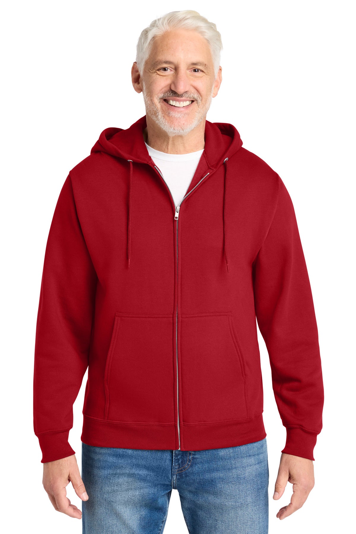 Custom Embroidery or DTF Print - Port & Co ® Core Fleece Full-Zip Hooded Sweatshirt. PC78ZH