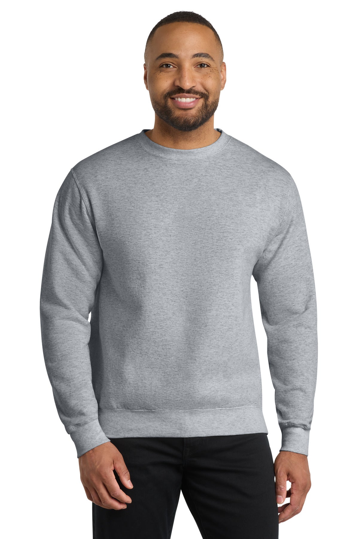 Custom Embroidery or DTF Print - Port & Co ® Core Fleece Crewneck Sweatshirt. PC78